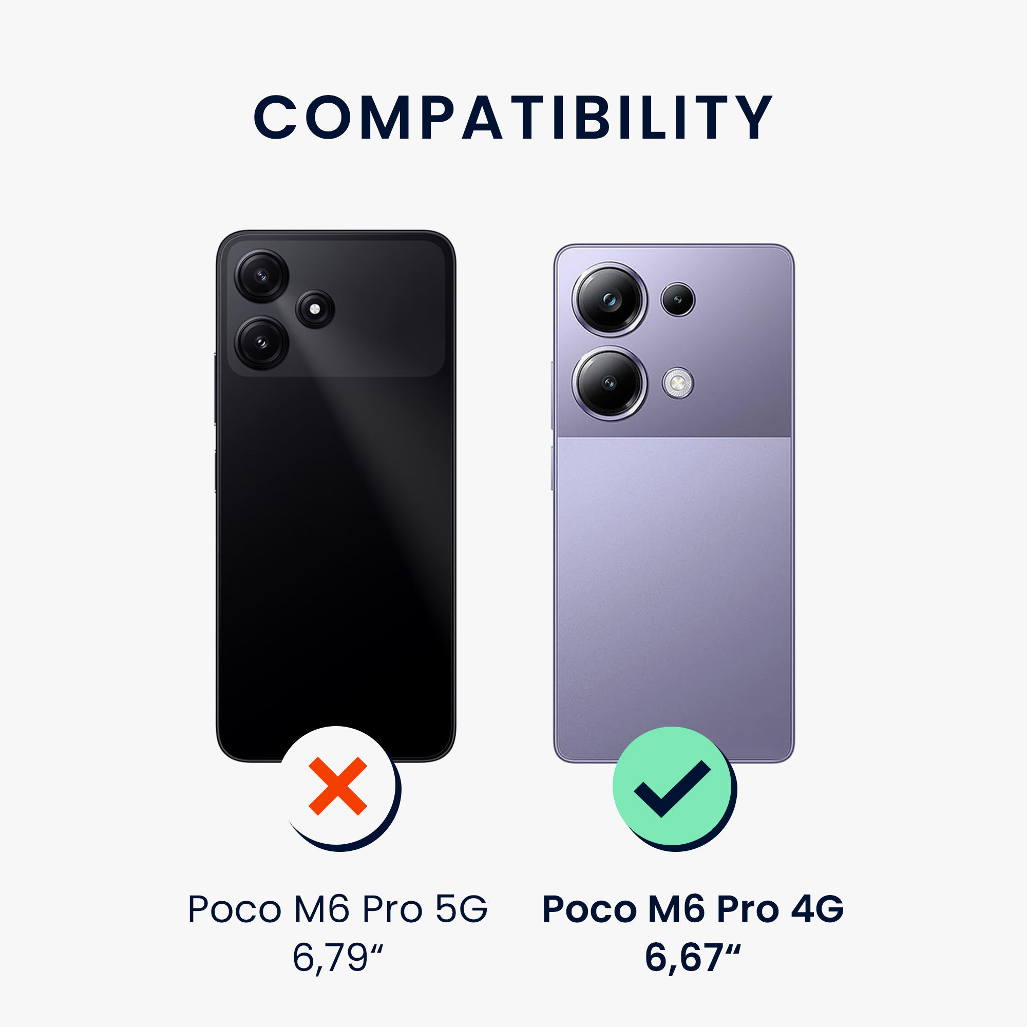 Kryt Xiaomi Poco M6 Pro (4G) metalický TPU metalická karibská modrá kwmobile
