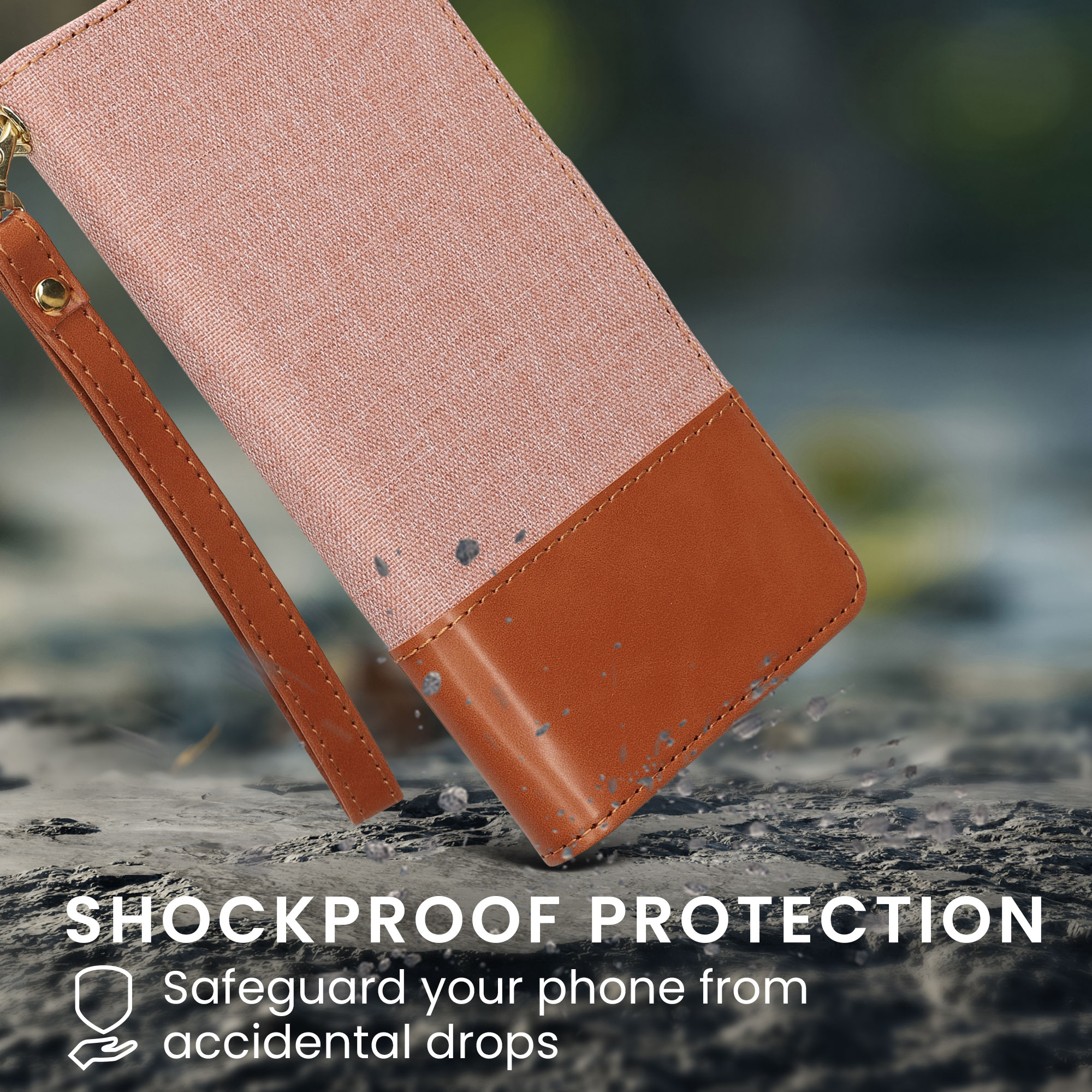 Zadní kryt kwmobile pro Google Pixel 4a - dusty růžová / brown