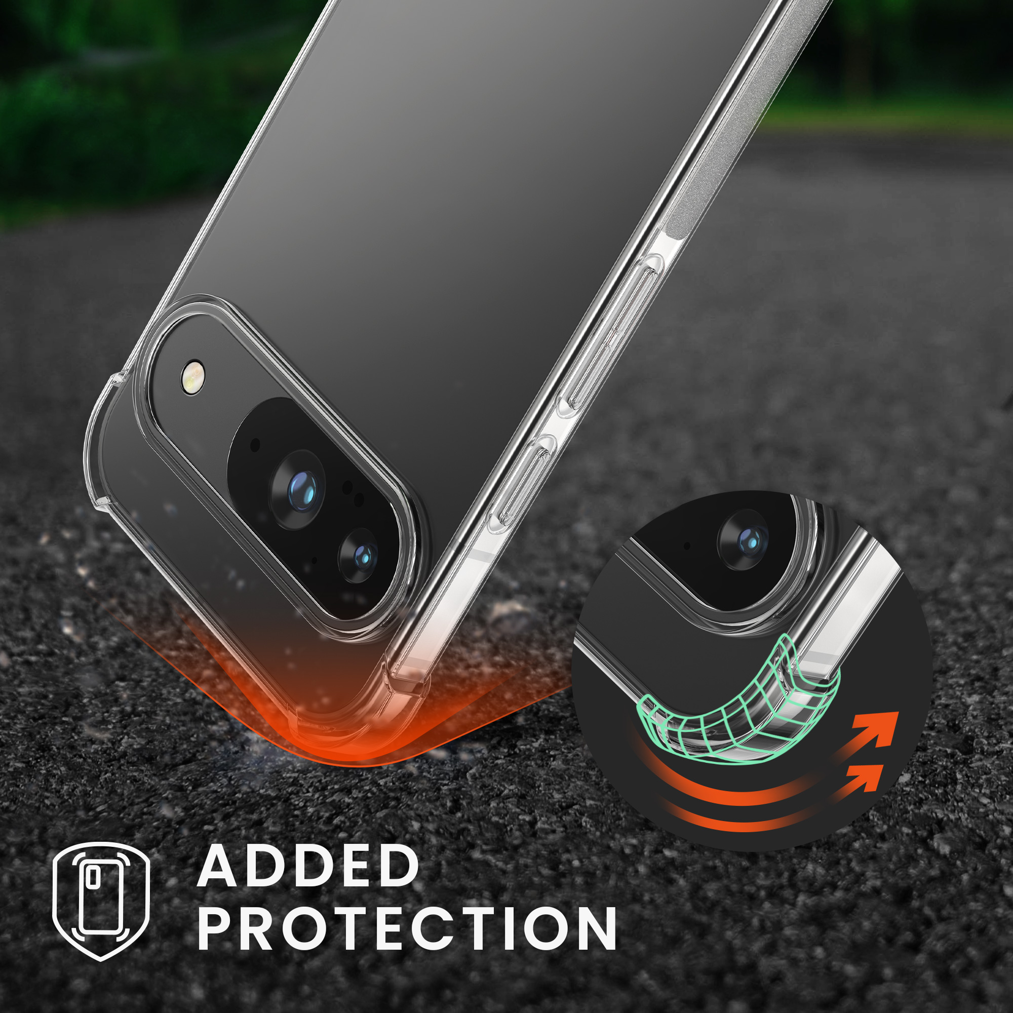 Crossbody kryt na mobil kwmobile Crossbody Case pro Google Pixel 9 / Pixel 9 Pro - levandulová / fialová / světle modrá