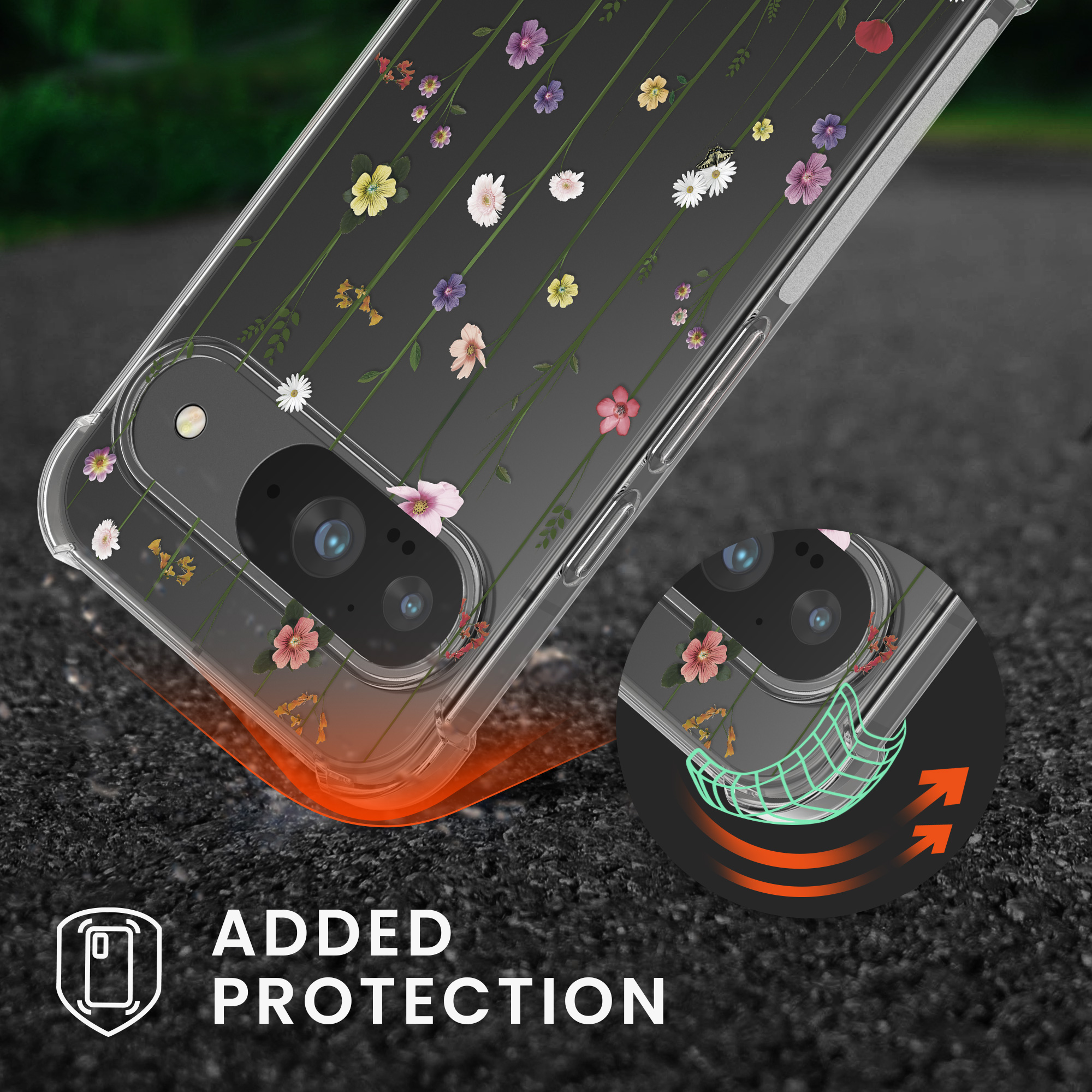 Crossbody kryt na mobil kwmobile Crossbody Case pro Google Pixel 9 / Pixel 9 Pro - transparentní