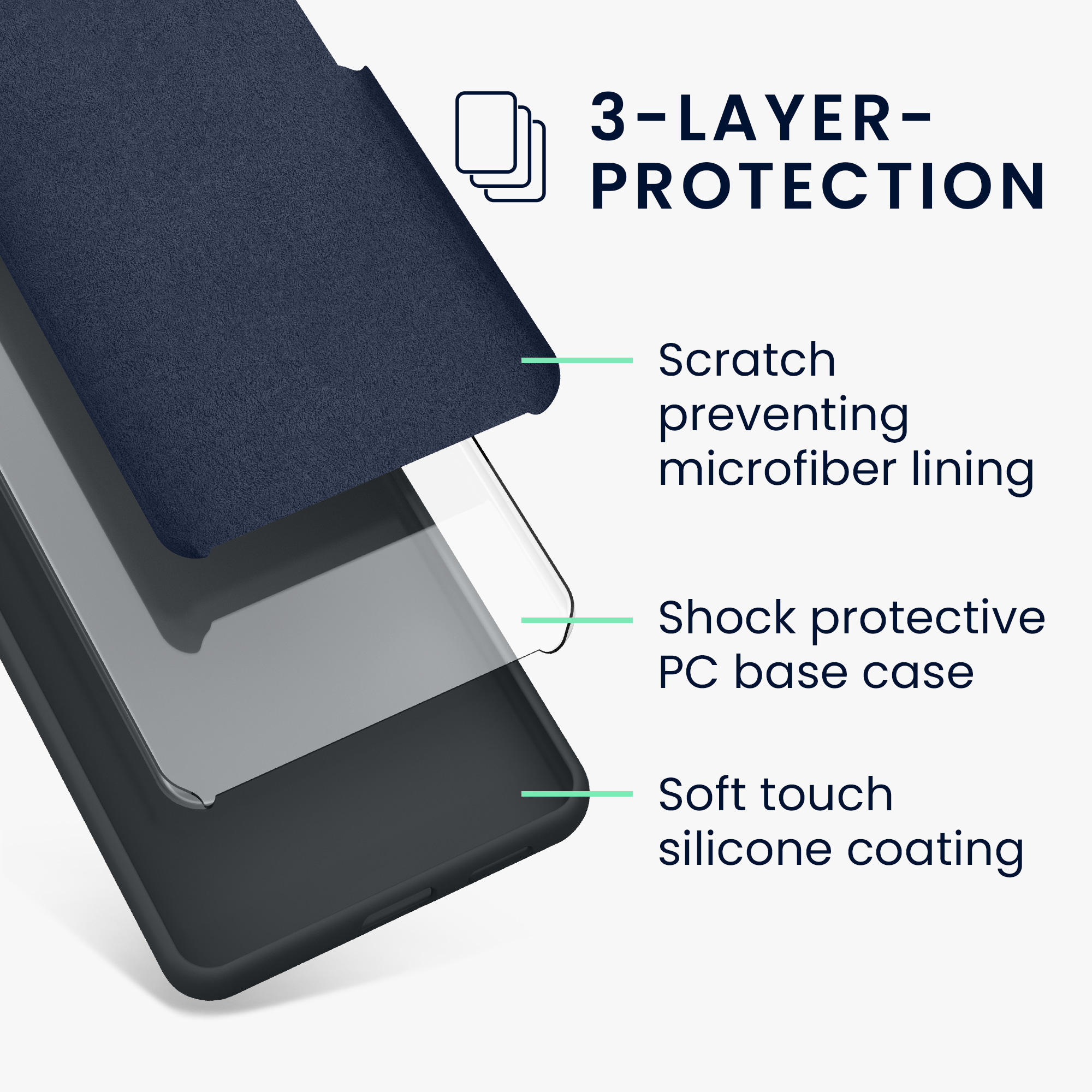 Kryt na mobil kwmobile pro Google Pixel 9 Pro XL / Google Pixel 9 Pro / Google Pixel 9 - borůvkově mod