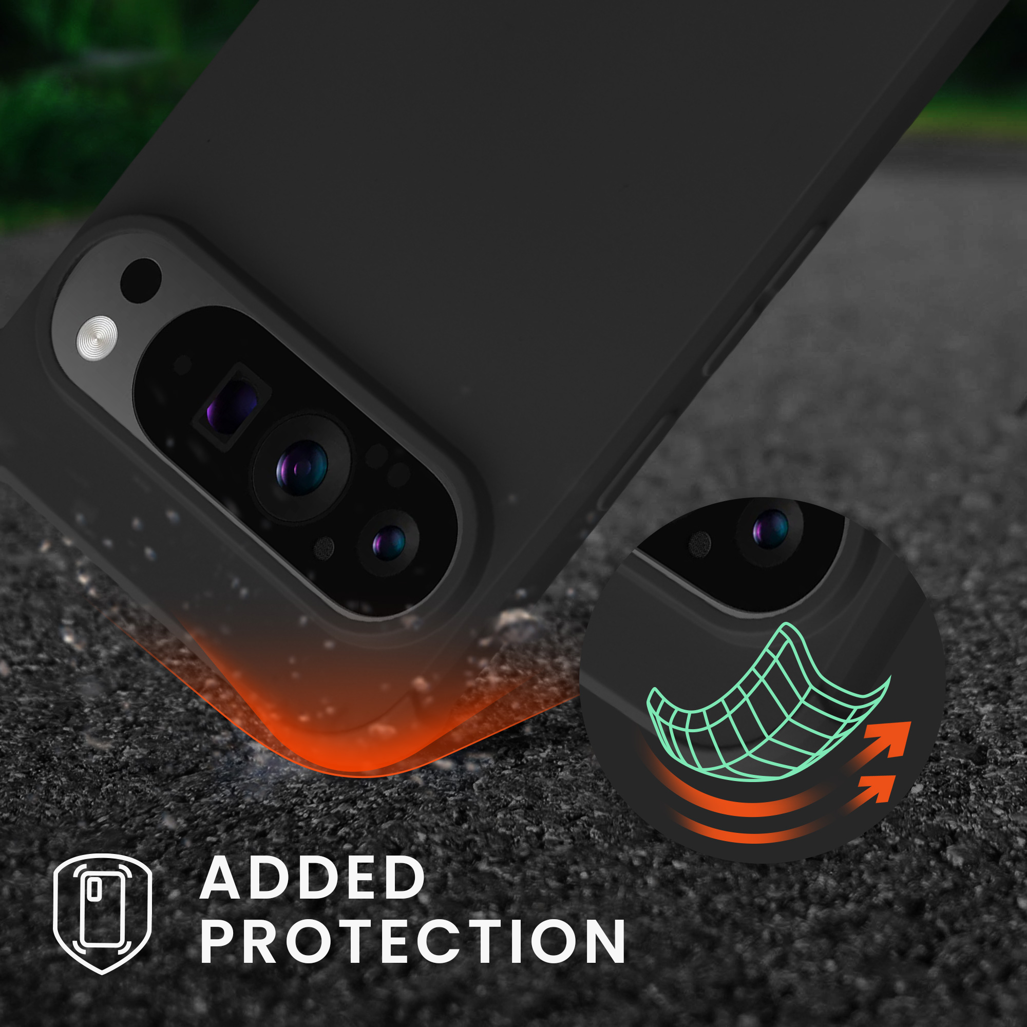 Crossbody kryt na mobil kwmobile Crossbody Case pro Google Pixel 9 / Pixel 9 Pro - černá
