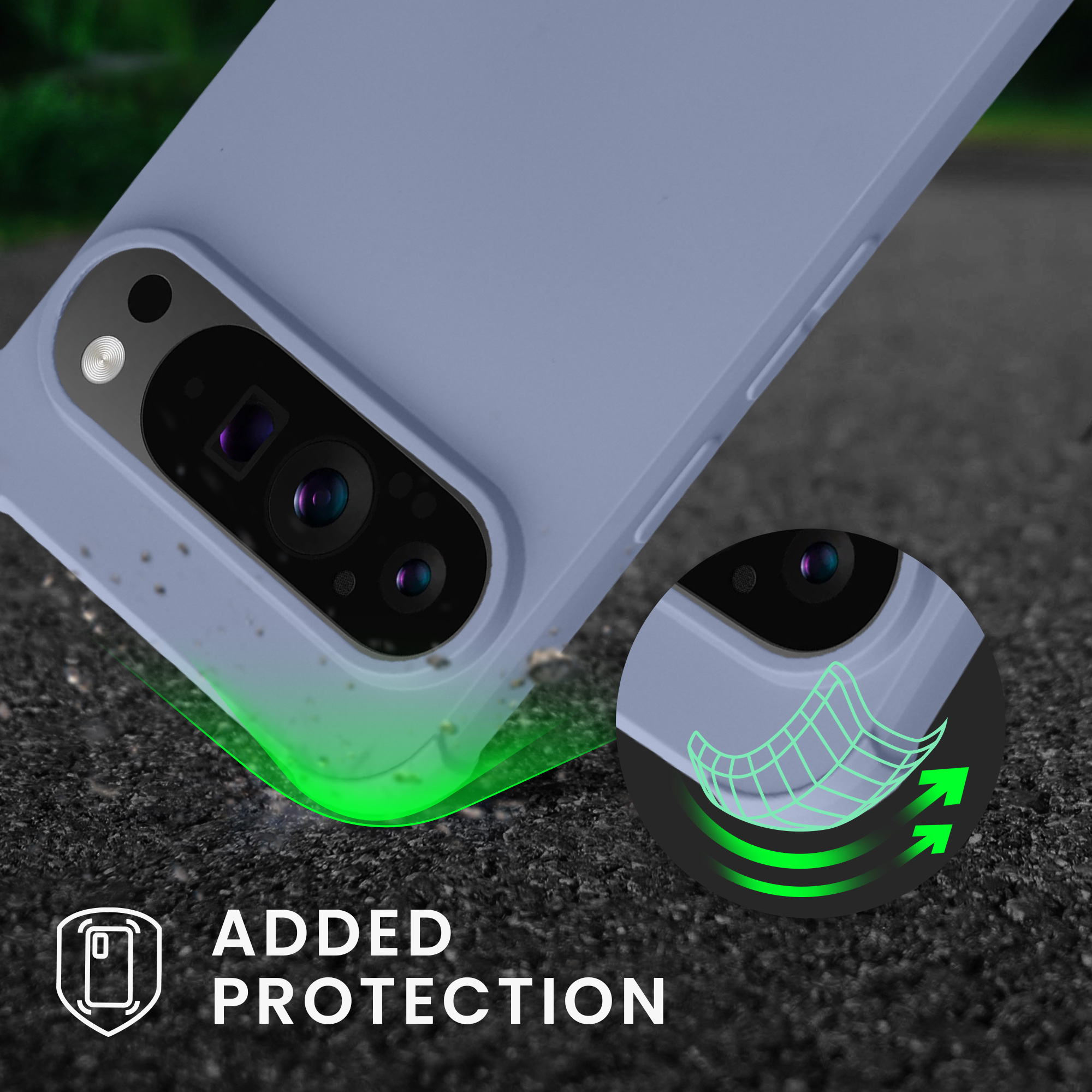 Crossbody kryt na mobil kwmobile Crossbody Case pro Google Pixel 9 / Pixel 9 Pro - levandulová