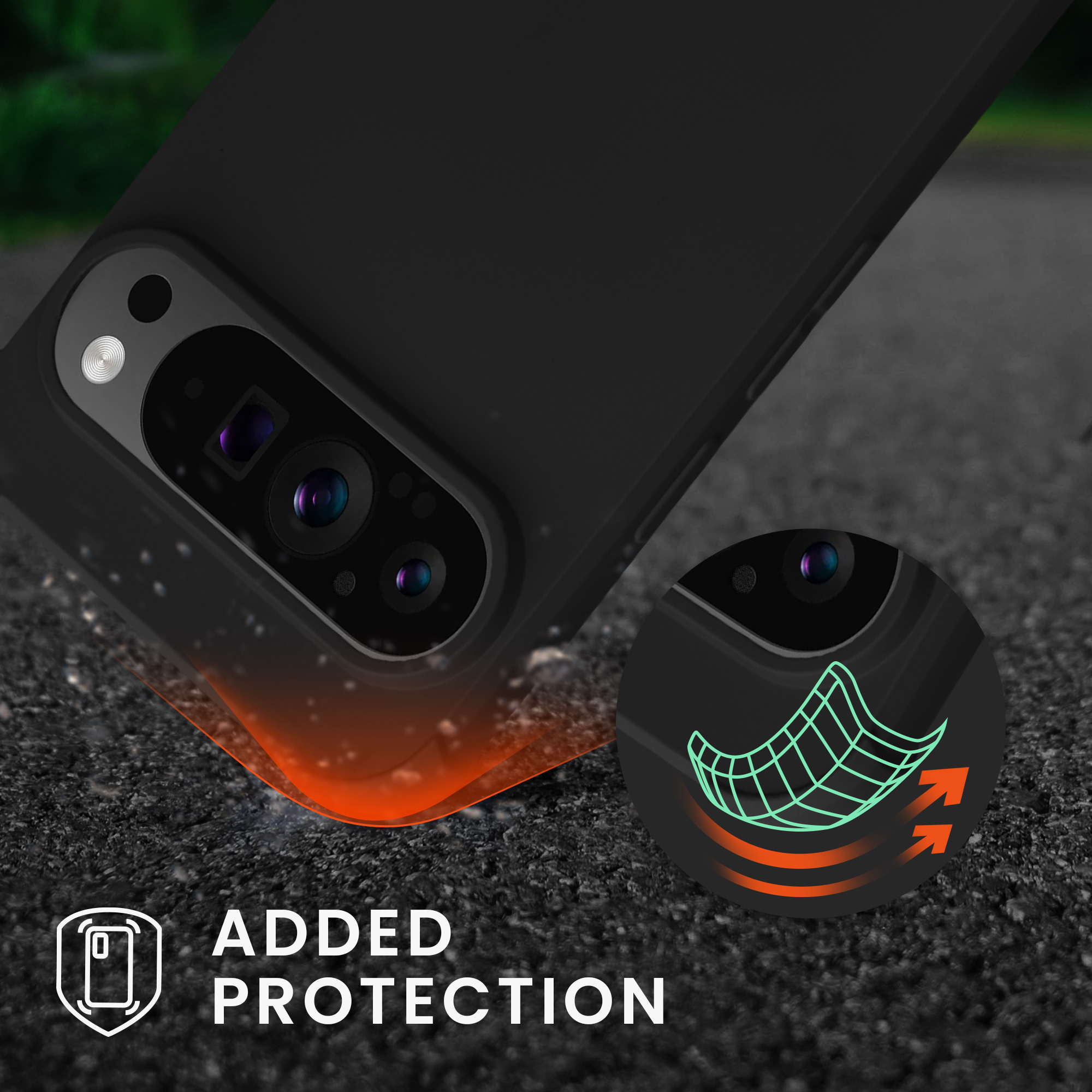 Crossbody kryt kwmobile pro Google Pixel 9 Pro XL - černá