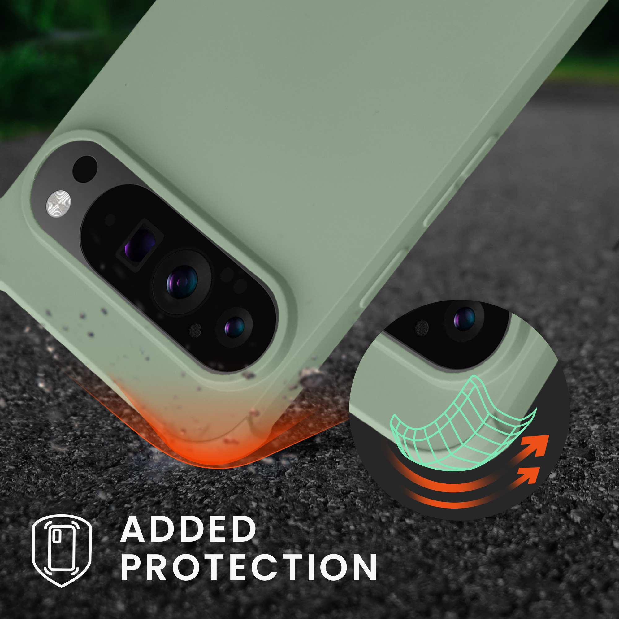 Crossbody kryt na mobil kwmobile Crossbody Case pro Google Pixel 9 Pro XL / Google Pixel 9 Pro / Google Pixel 9 - šedoze