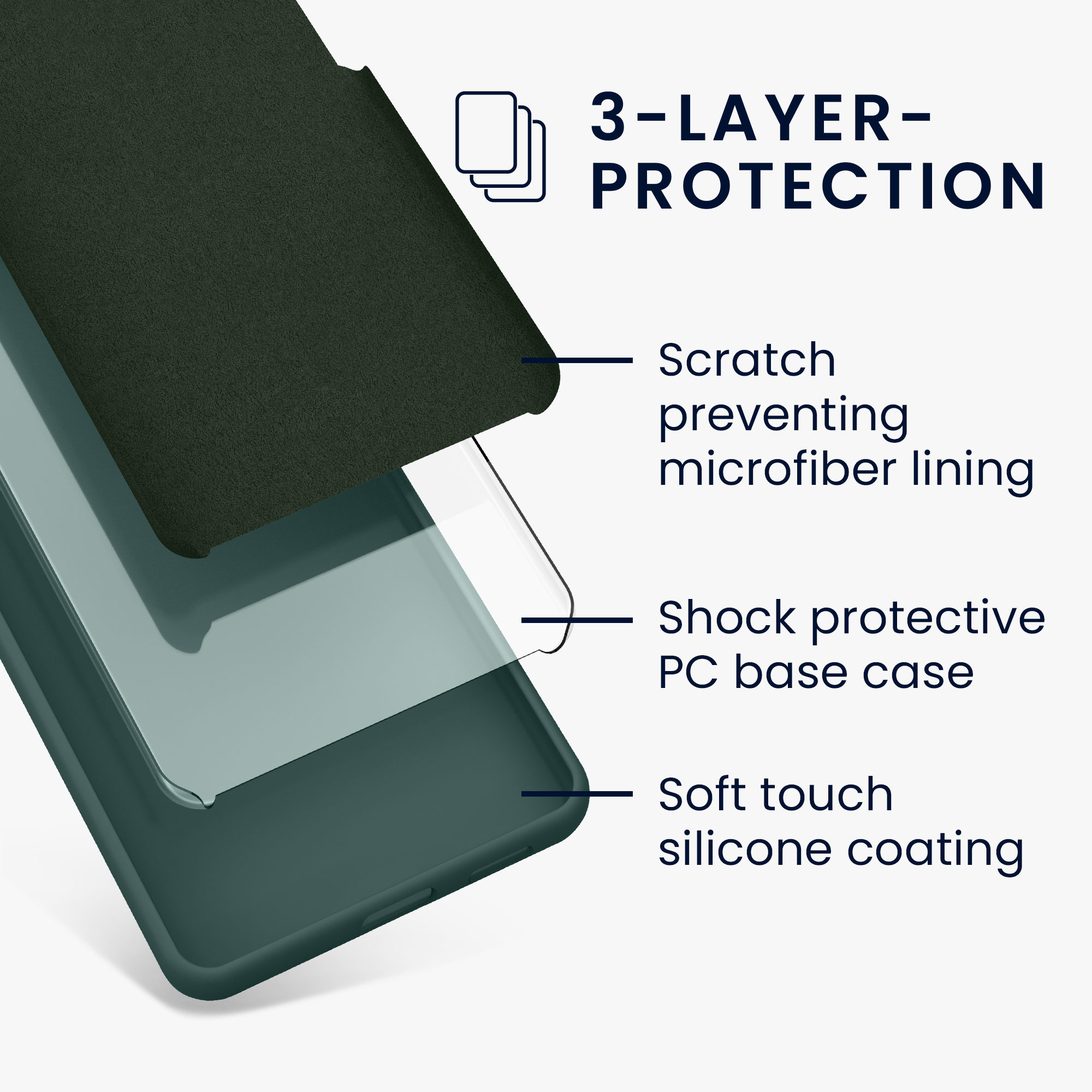 Kryt Xiaomi Redmi Note 14 Pro 5G silikonový TPU modrozelená kwmobile