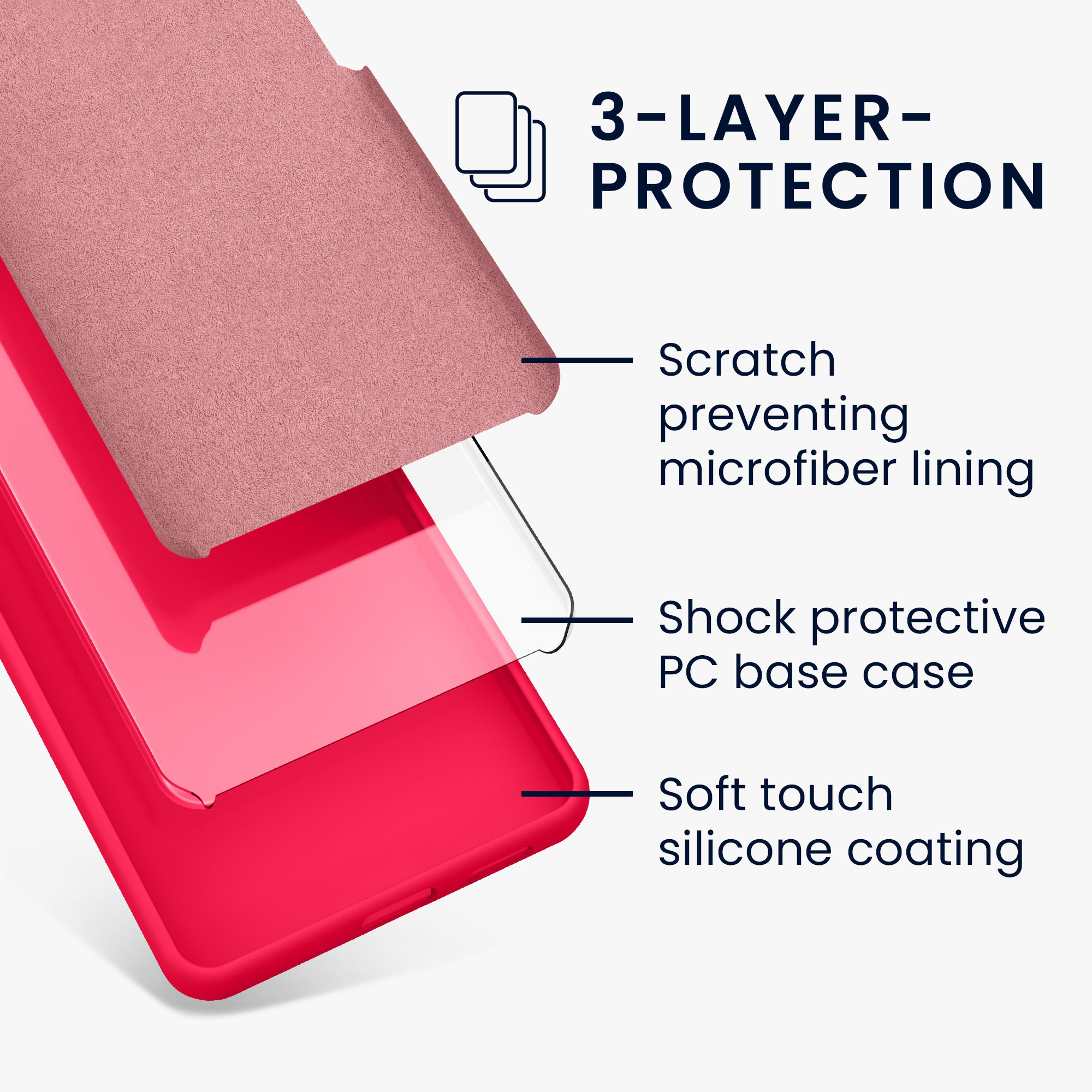 Kryt Xiaomi Redmi Note 14 5G (Not for 4G) silikonový TPU růžová kwmobile