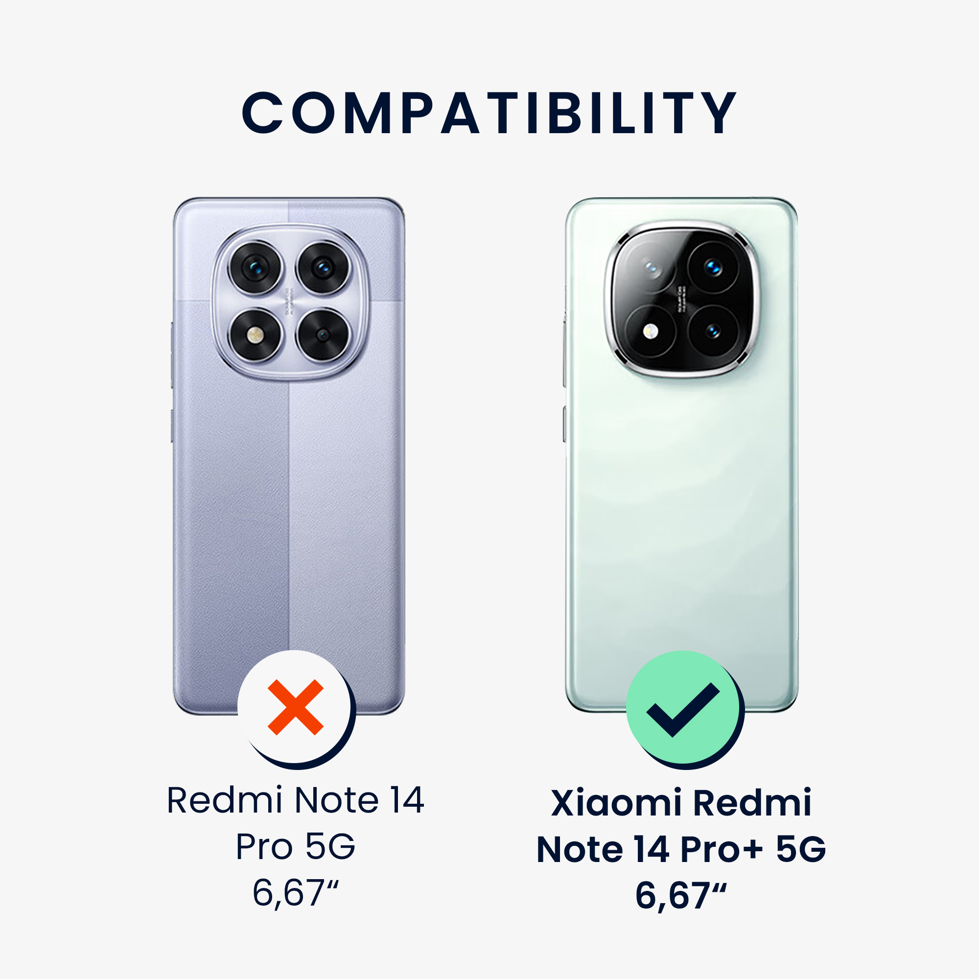 Kryt Xiaomi Redmi Note 14 Pro+ 5G metalický TPU metalická karibská modrá kwmobile
