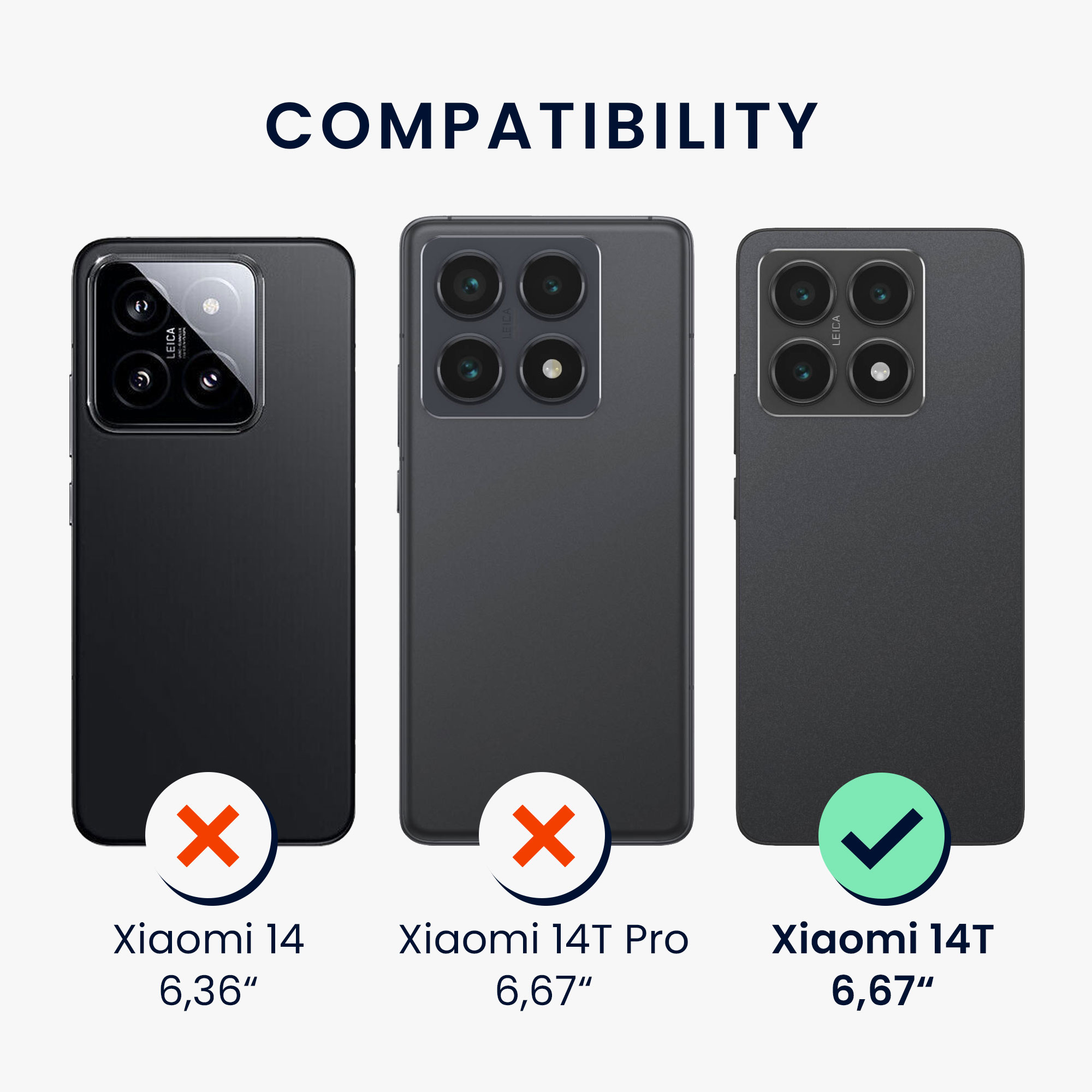 Kryt na mobil Xiaomi 14T kwmobile Wood / Carbon tmavě hnědá