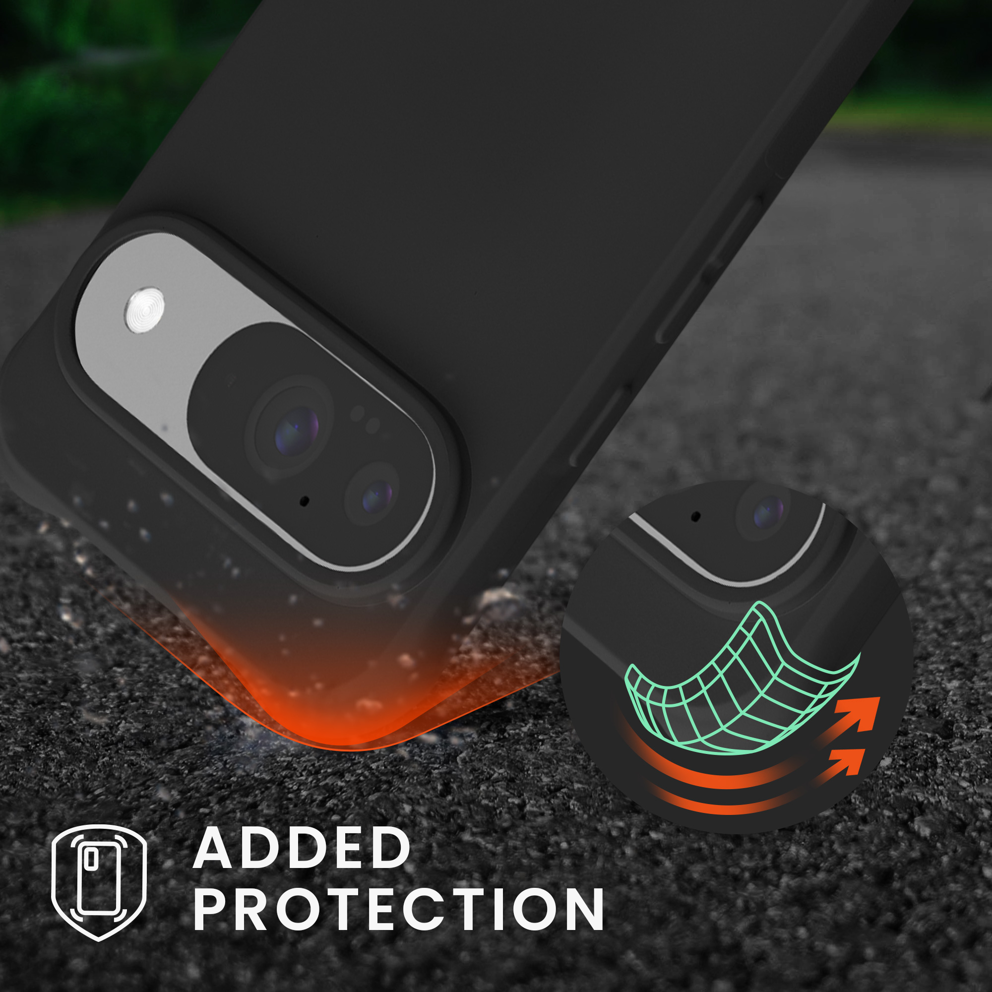 Crossbody kryt kwmobile pro Google Pixel 10 / Pixel 10 Pro - černá