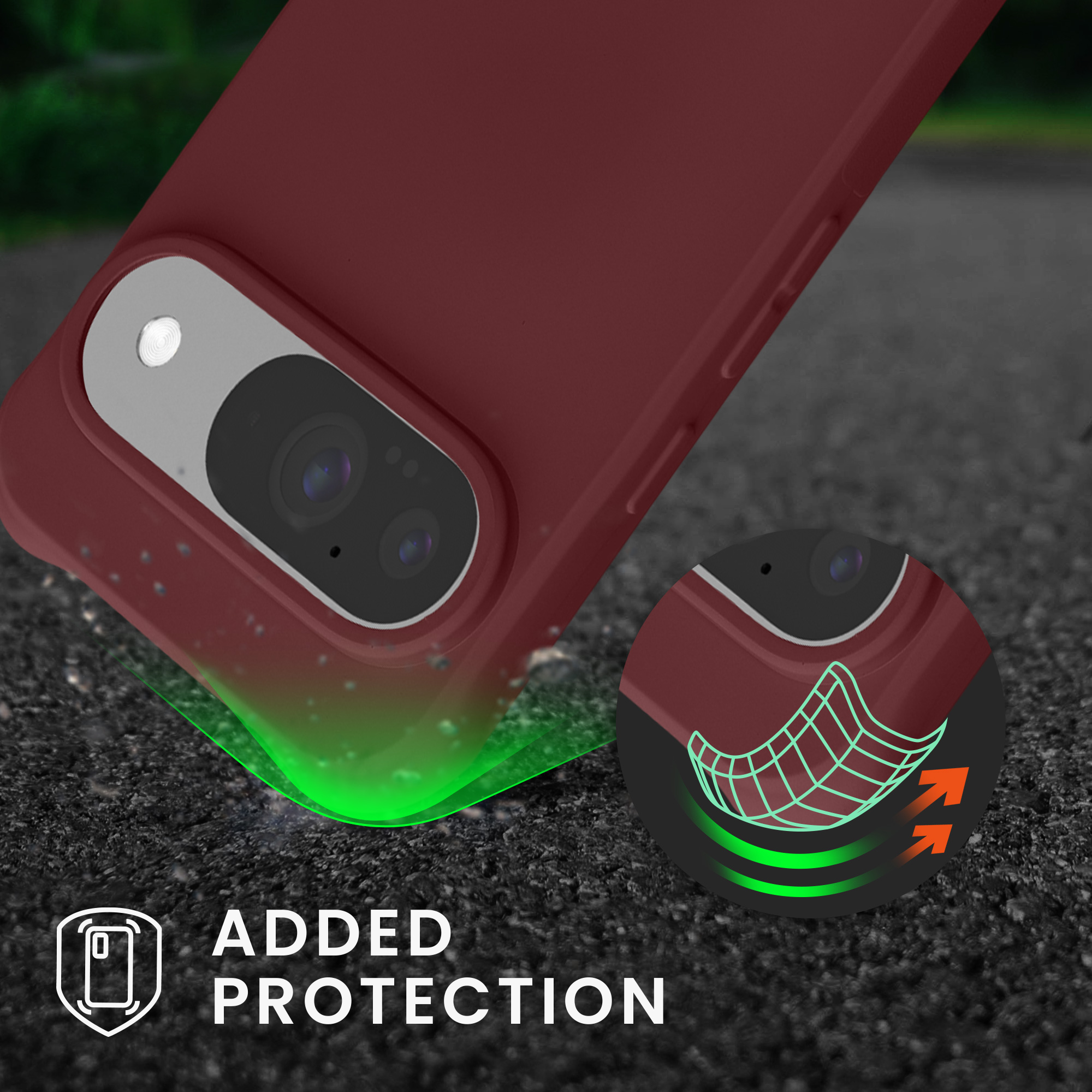 Crossbody pouzdro na mobil Google Pixel 10 / Pixel 10 Pro kwmobile - vínově fialová