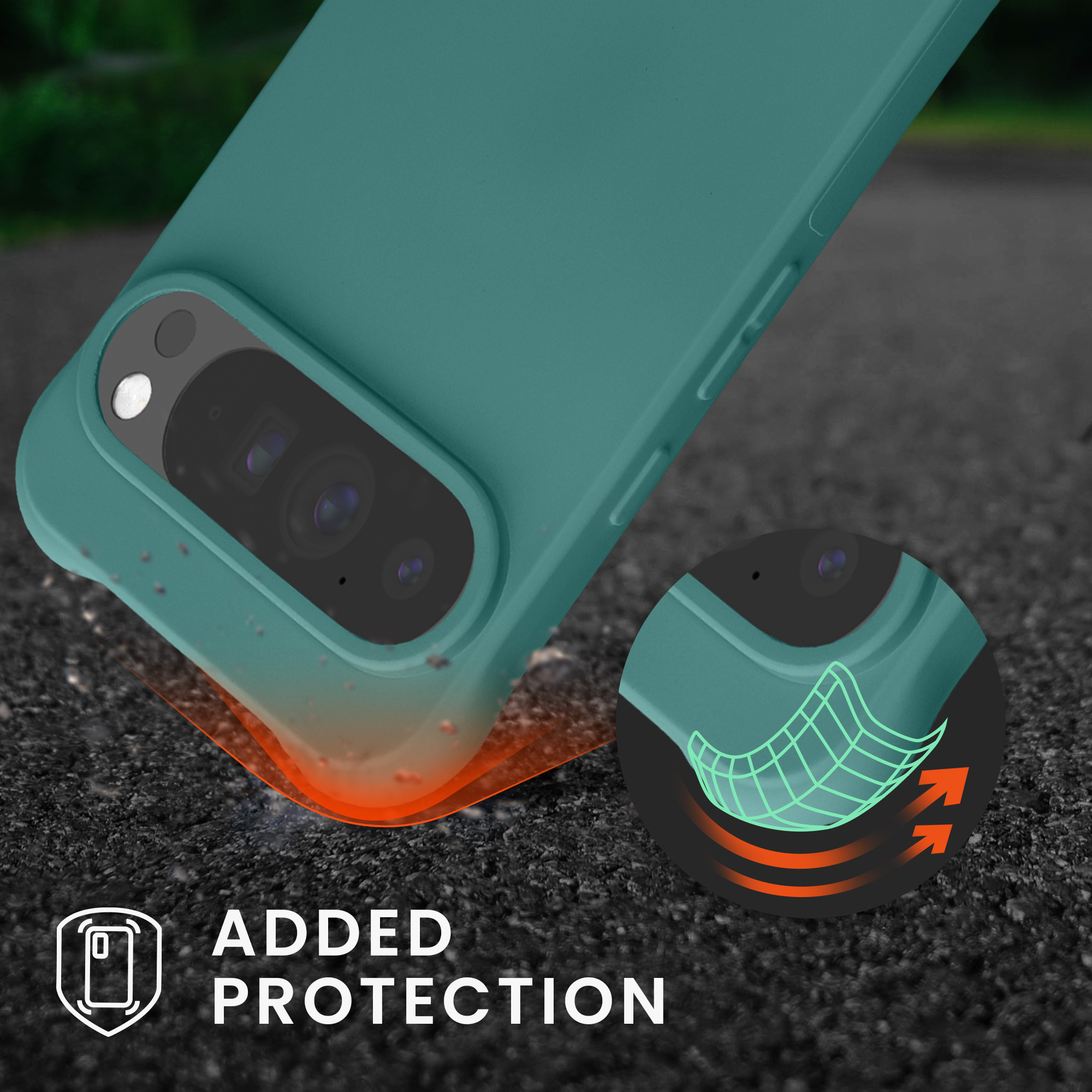 Crossbody kryt kwmobile pro Google Pixel 10 Pro XL - petrolejová