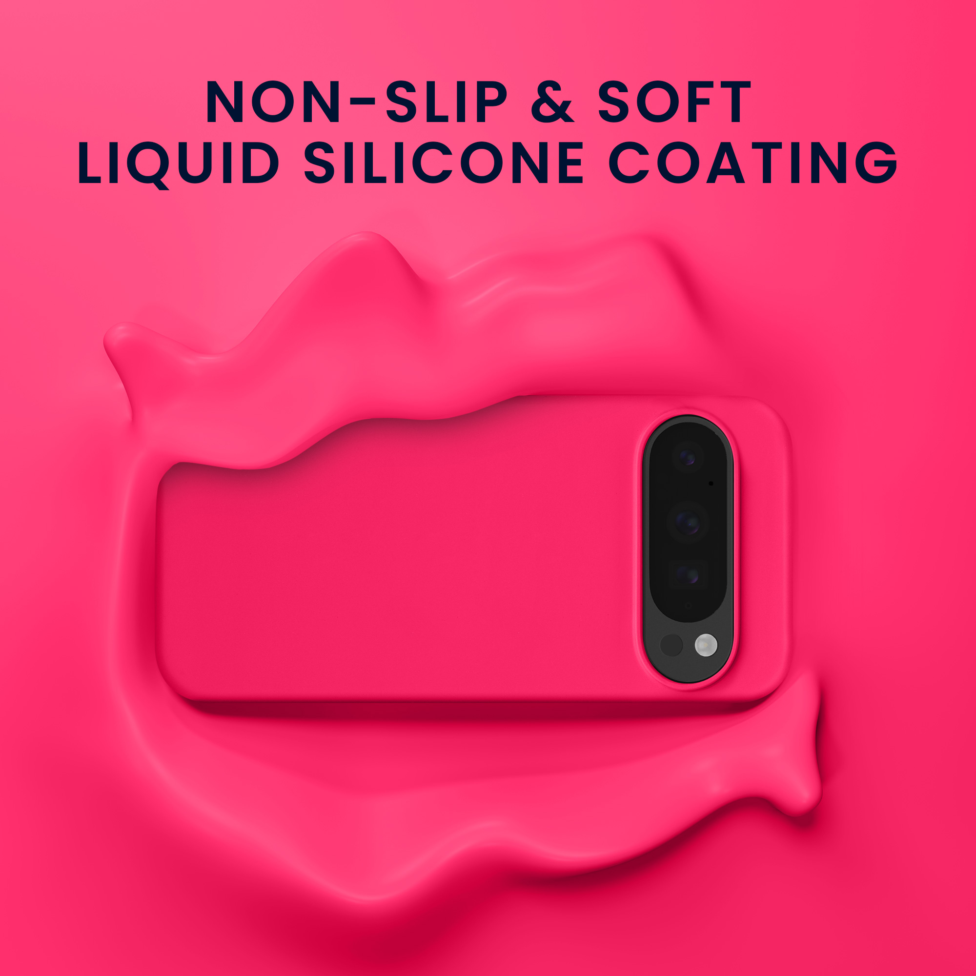 Kryt na mobil Google Pixel 10 / Pixel 10 Pro kwmobile - neonově růžová