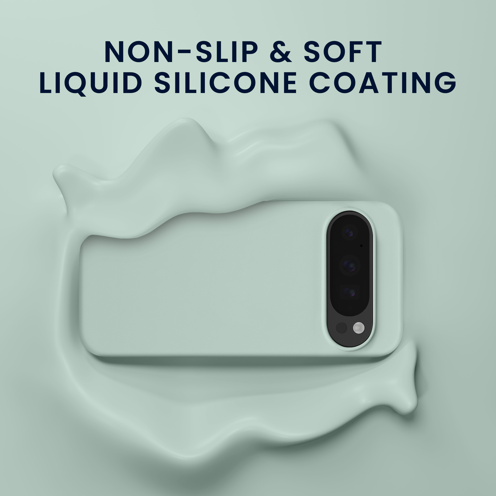 Silikonový kryt kwmobile pro Google Pixel 10 / Pixel 10 Pro - svěží mátová