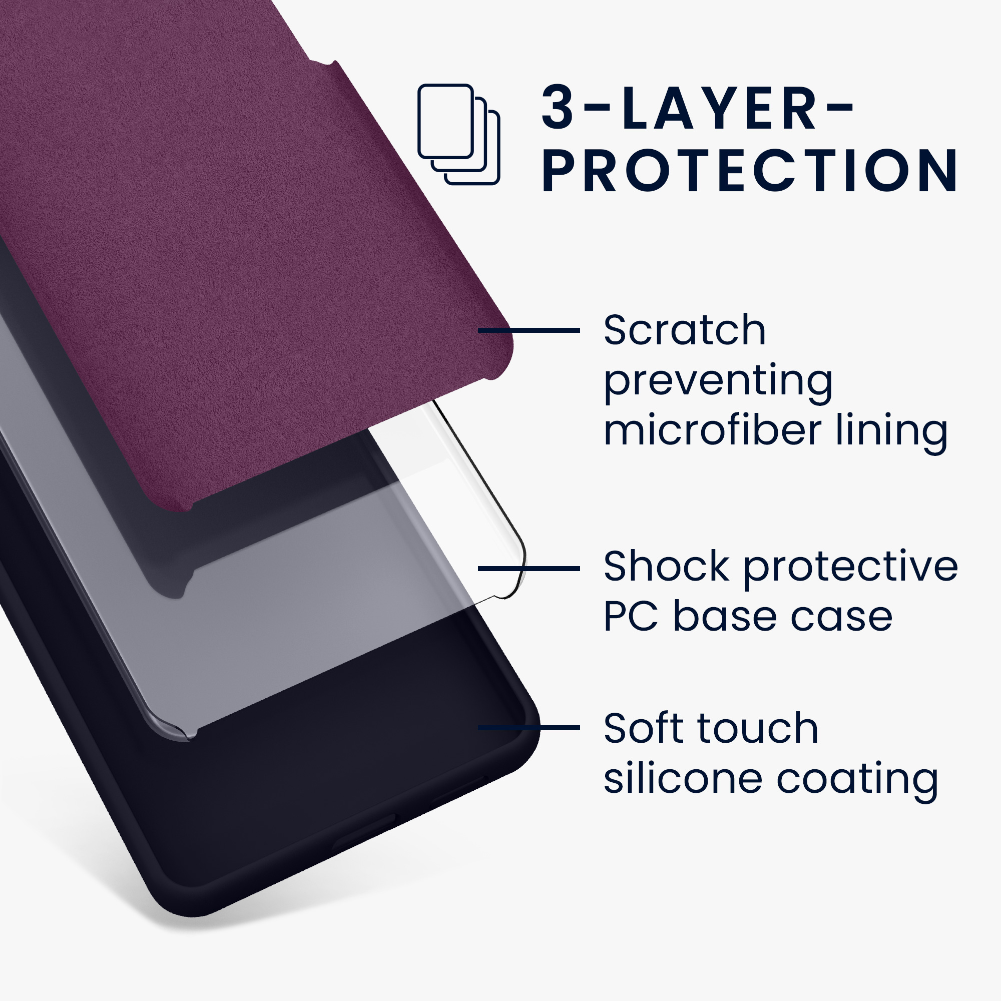 Silikonový kryt kwmobile pro Google Pixel 10 / Pixel 10 Pro - tmavě modrá Deep Ocean