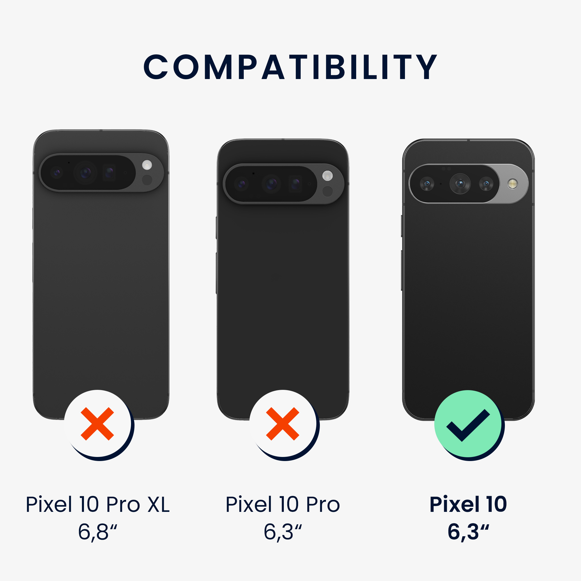 Kryt na mobil Google Pixel 10 kwmobile - transparentní