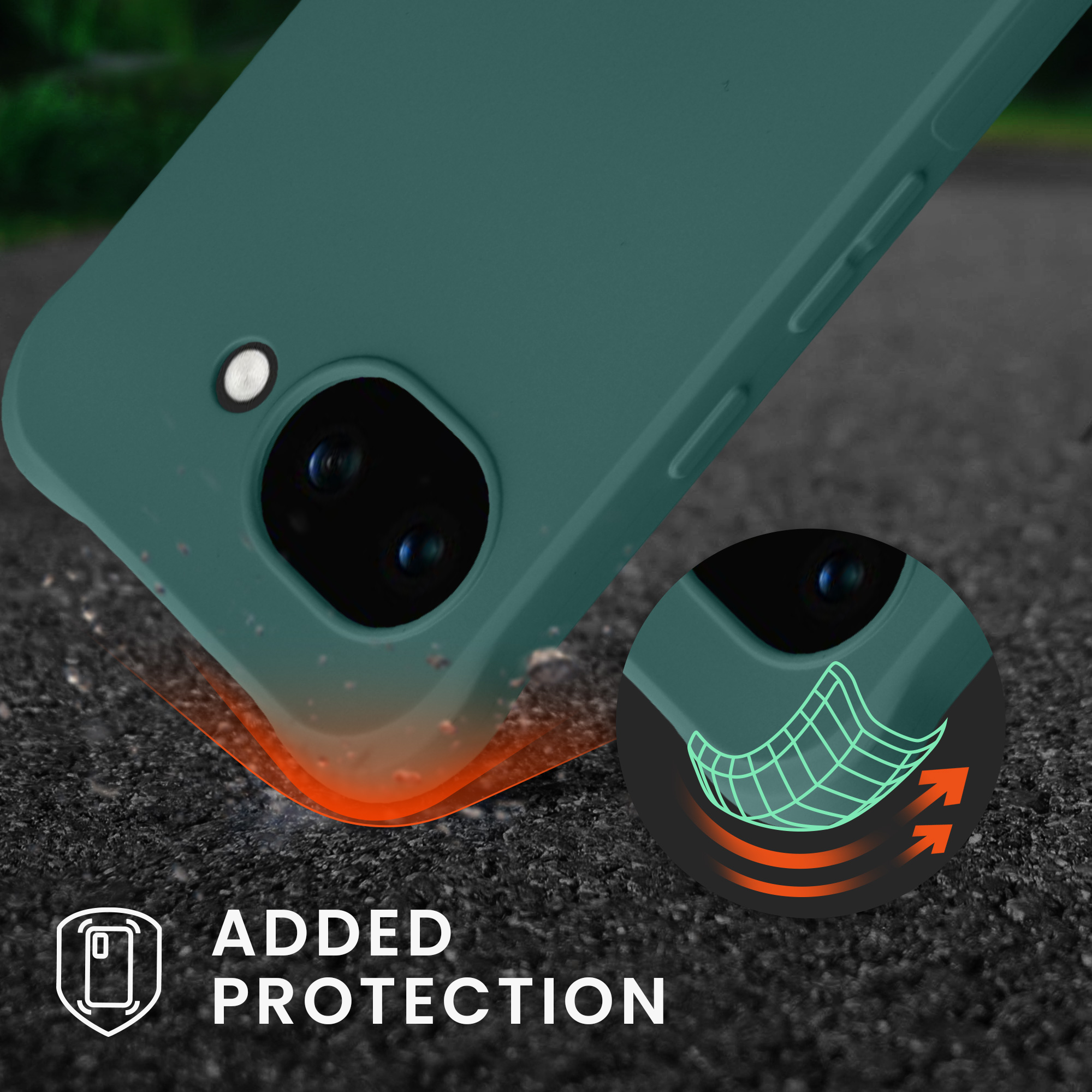 Crossbody kryt kwmobile pro Google Pixel 10a - petrolejová