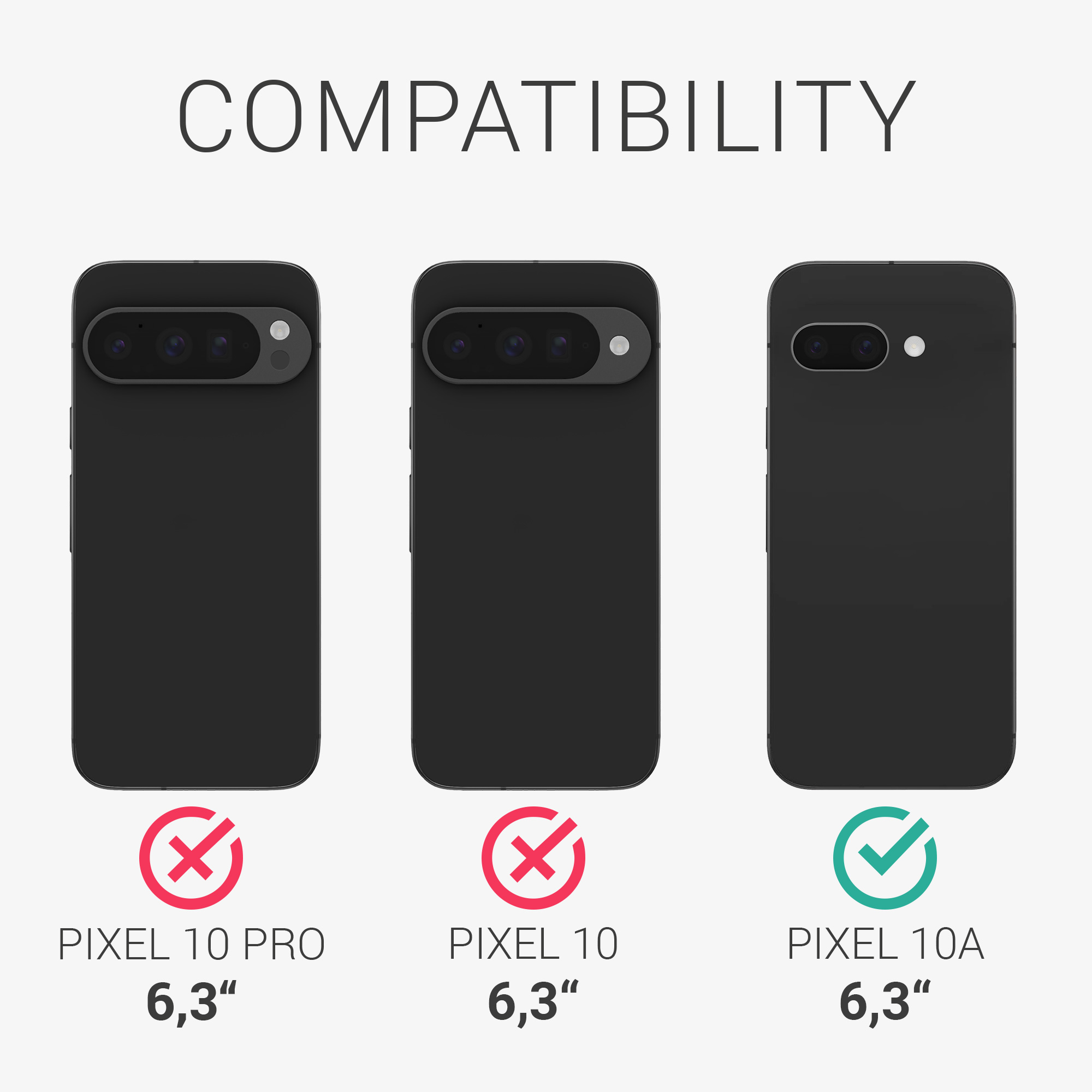 Ochranná fólie kwmobile pro Google Pixel 10a - matná