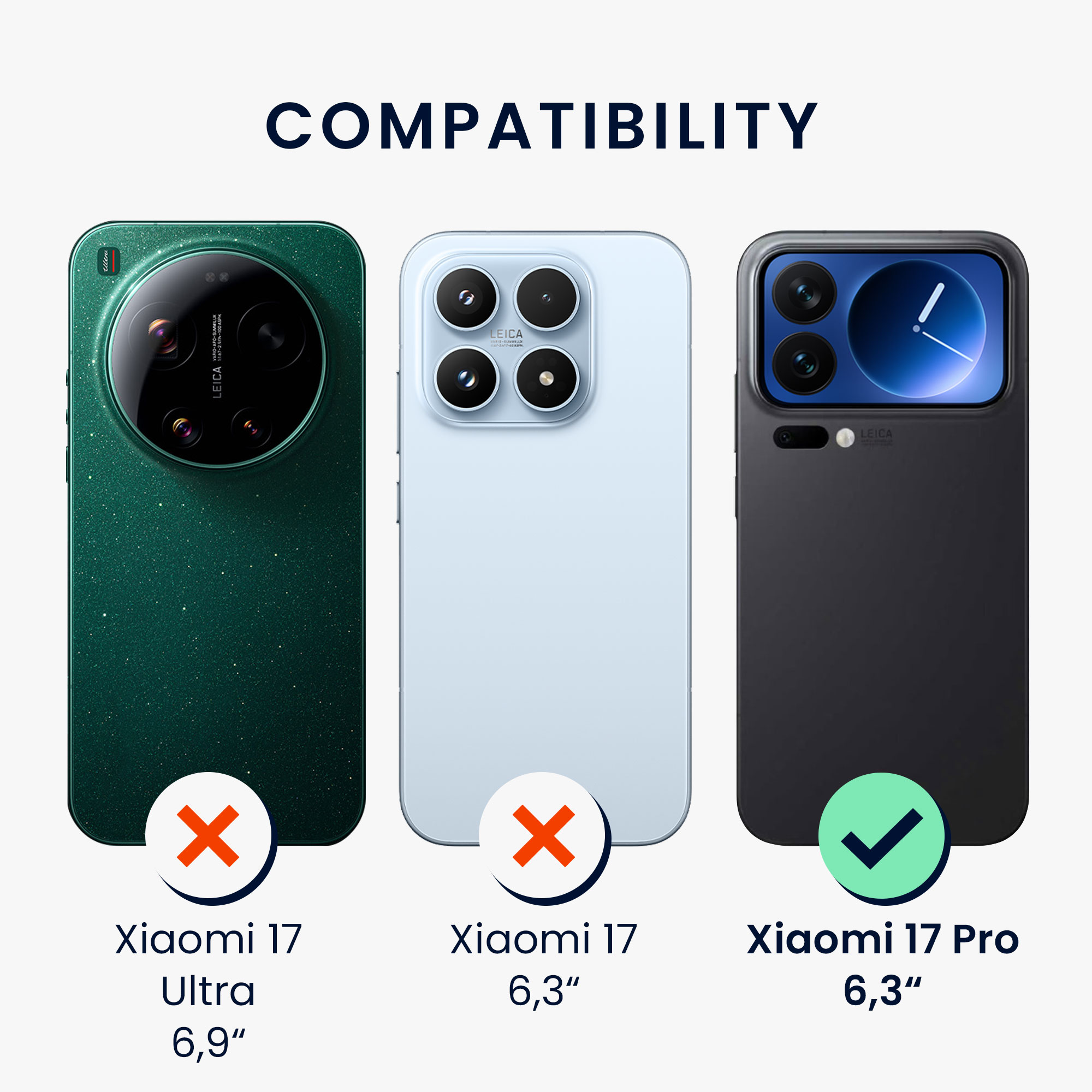 Kryt na mobil Xiaomi 17 Pro kwmobile dřevěný hnědý