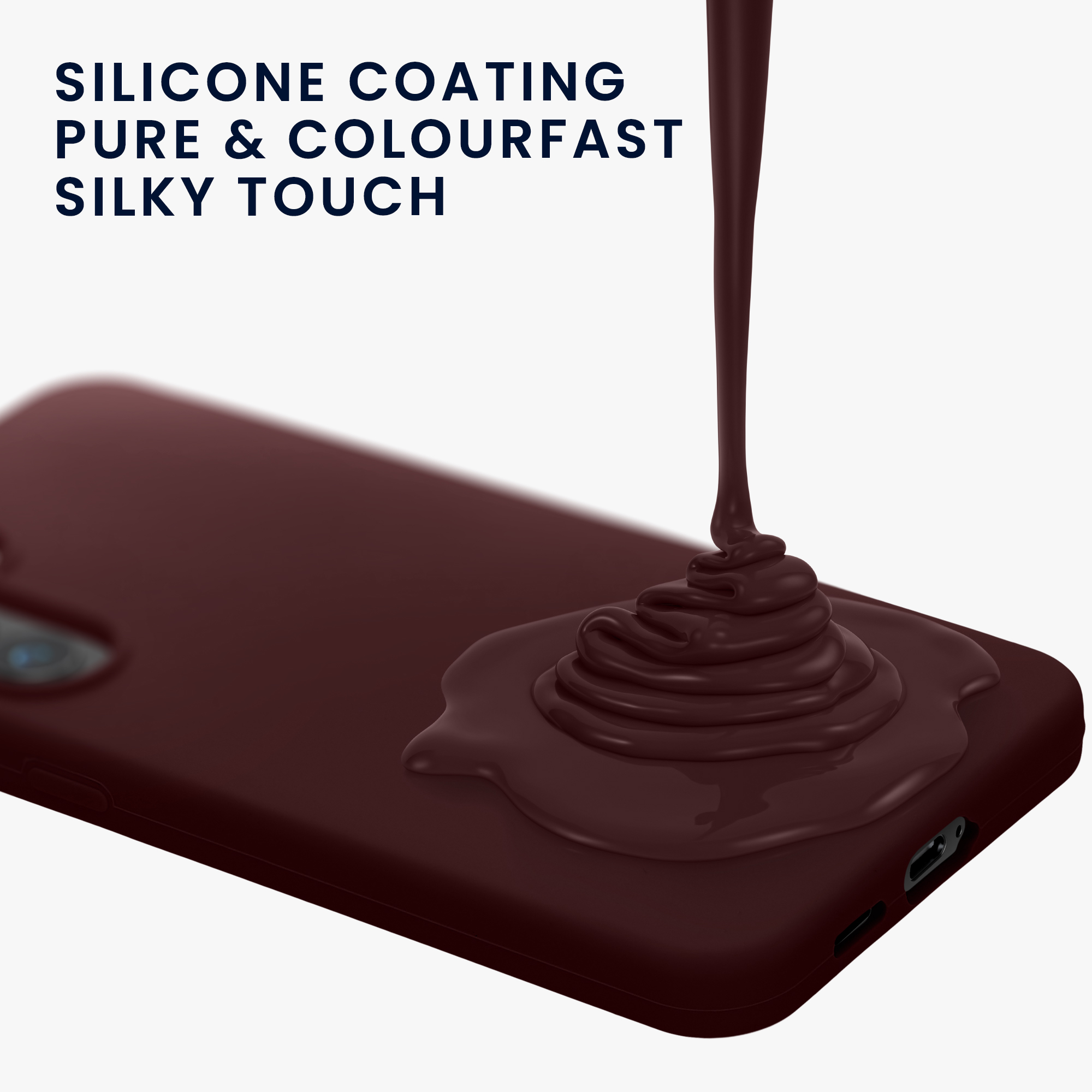Silikonový kryt na mobil Galaxy S24 kwmobile vínově fialová