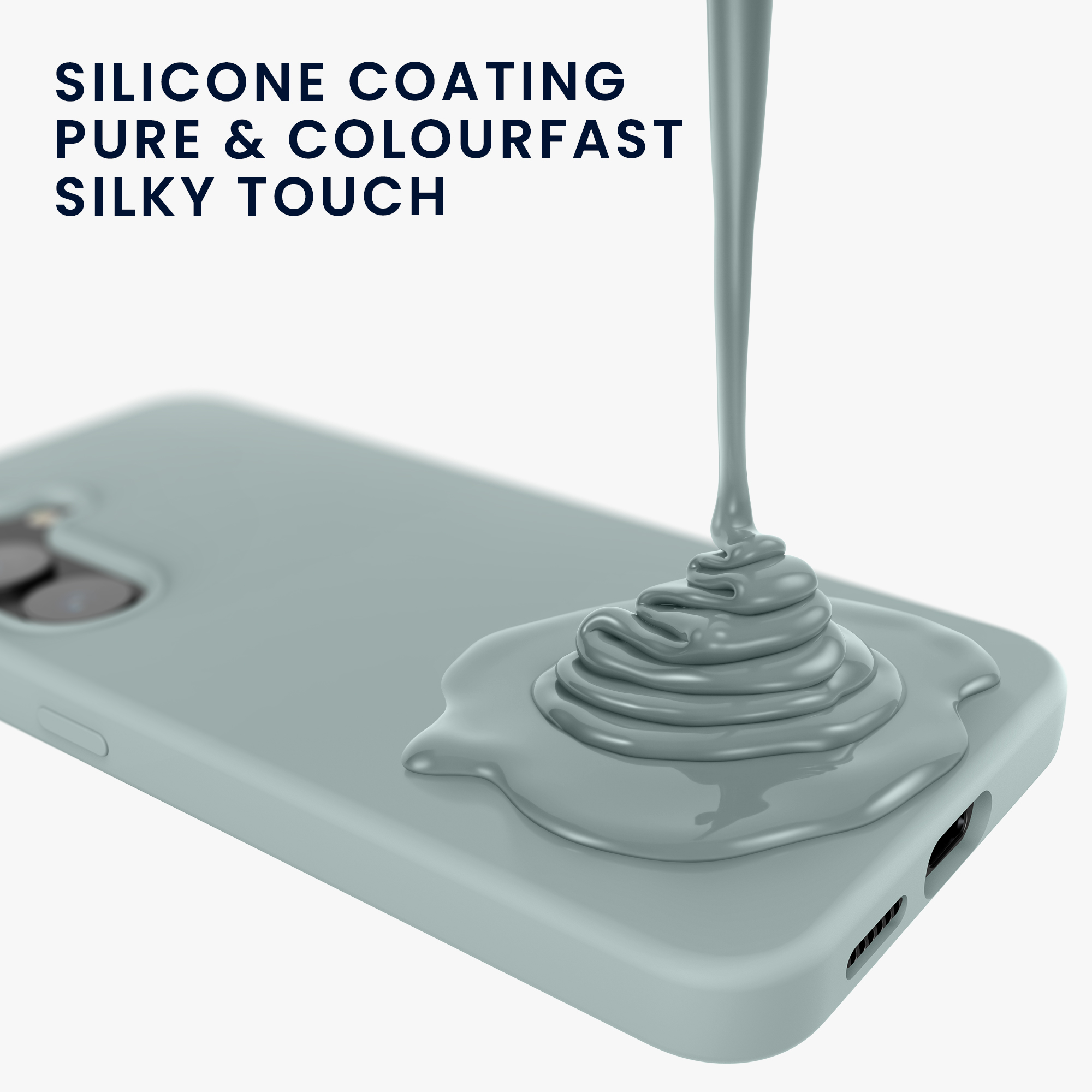 Silikonový kryt na mobil Galaxy S23 FE kwmobile mátová Cool Mint
