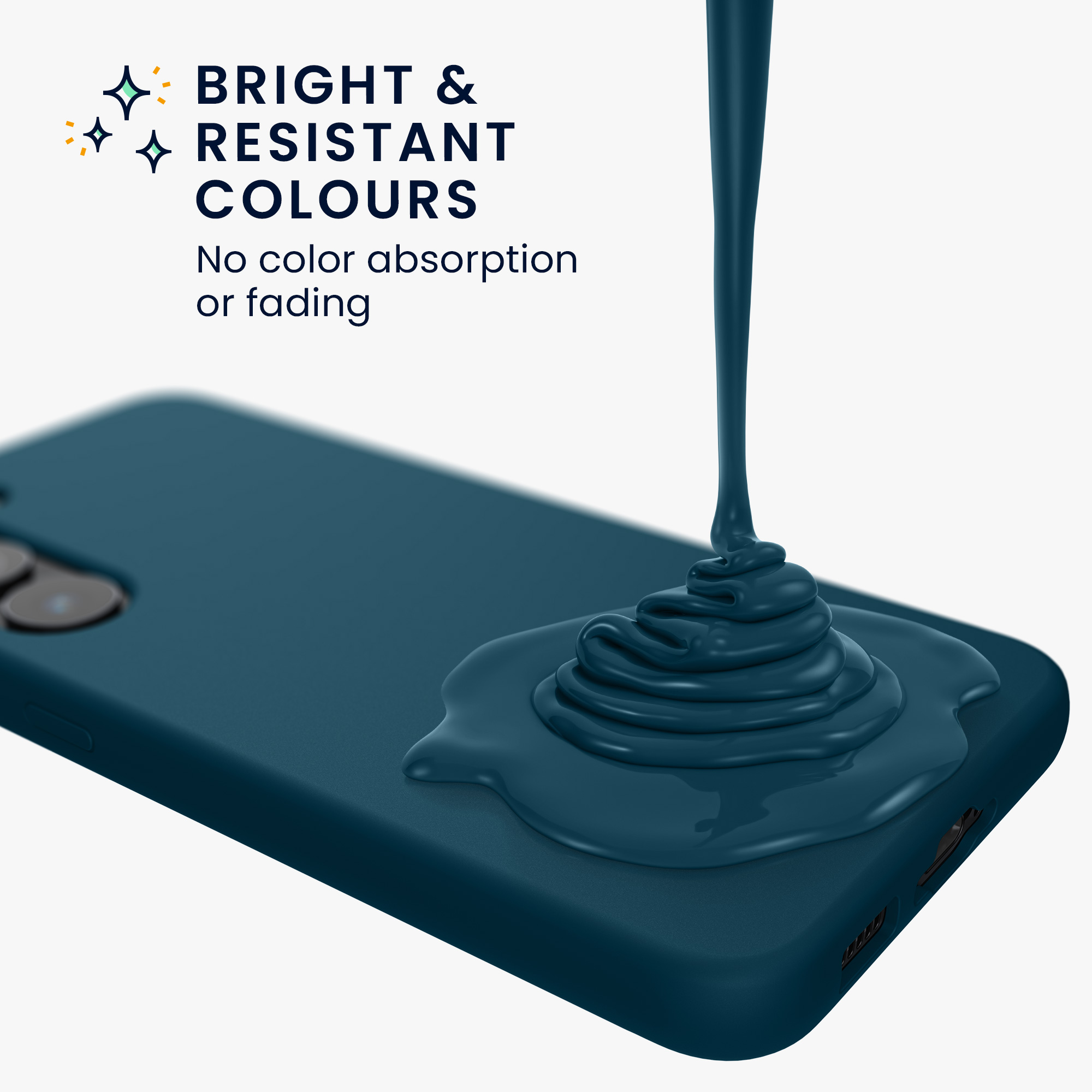 Kryt na mobil Samsung Galaxy A55 5G kwmobile TPU Matná petrolejová