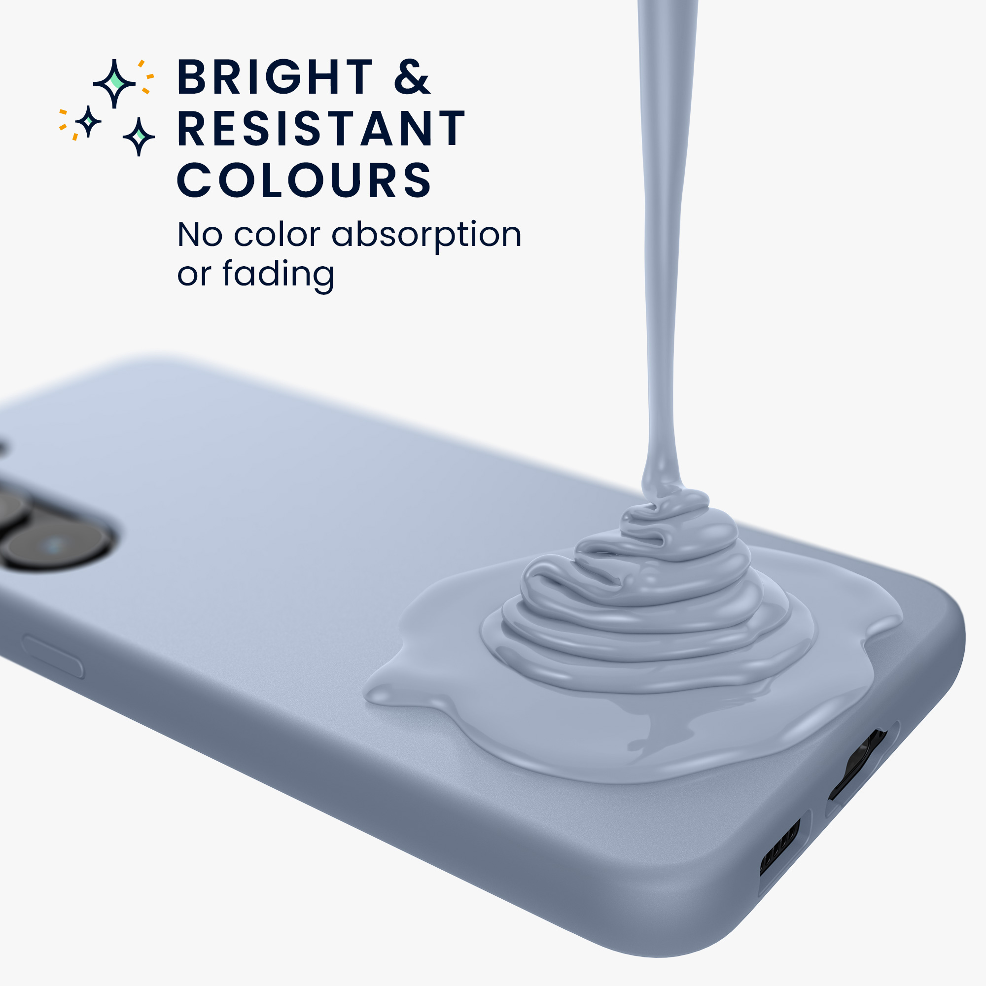 Kryt na mobil Samsung Galaxy A55 5G kwmobile TPU Light Blue Matte