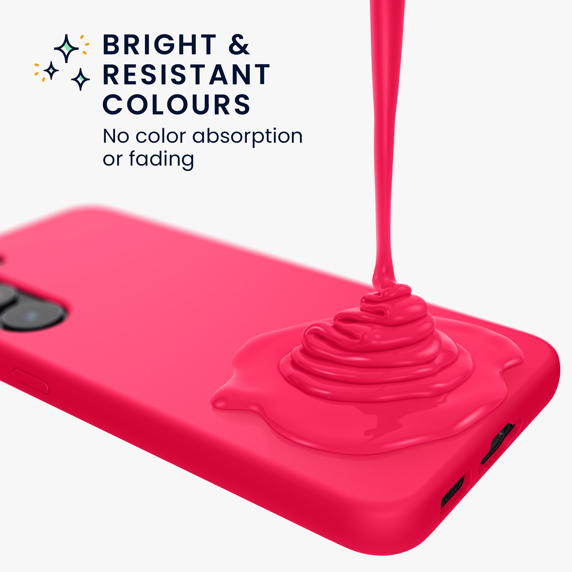 Kryt na mobil Samsung Galaxy A55 5G kwmobile TPU Neonová růžová