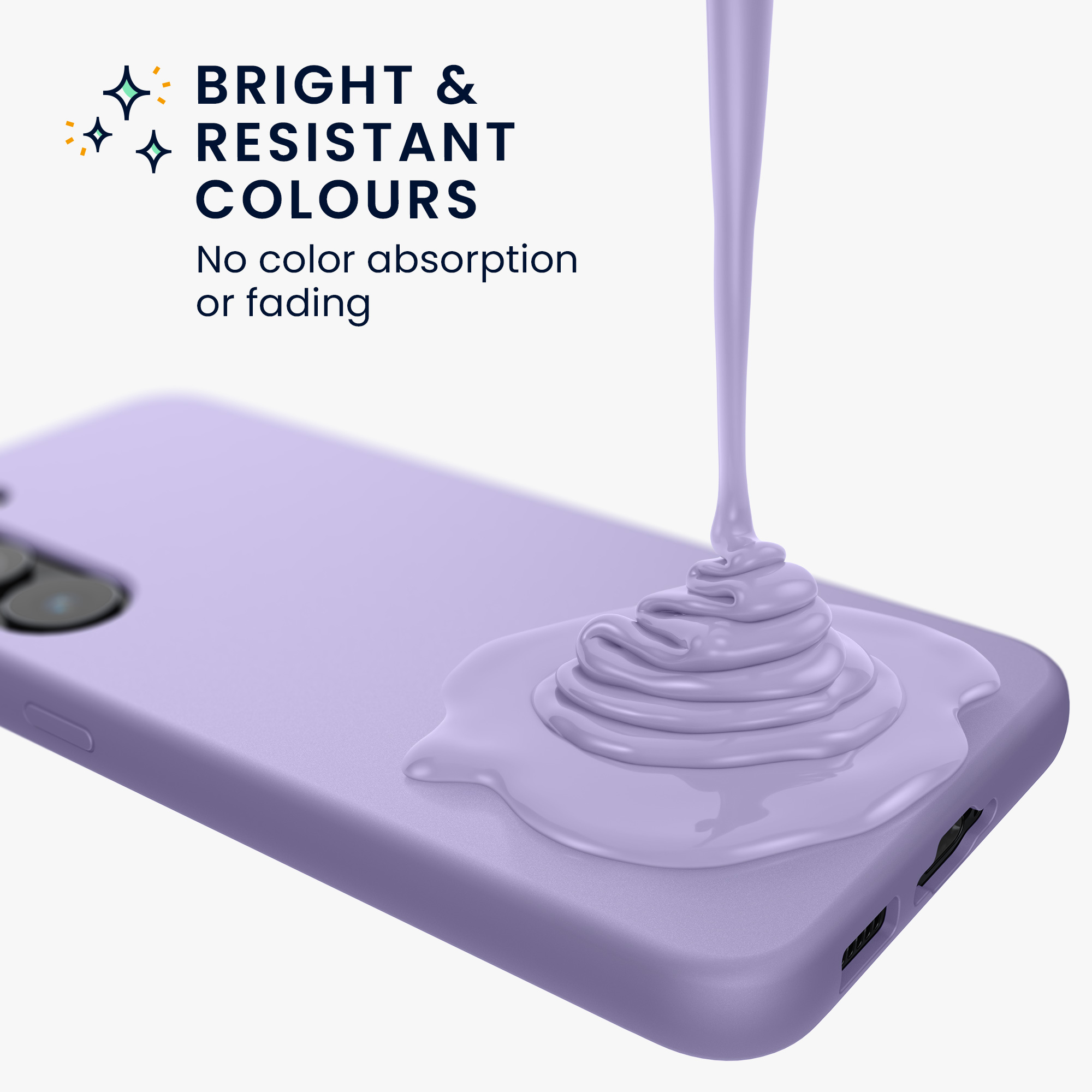 Kryt na mobil Samsung Galaxy A55 5G kwmobile TPU Levandulová