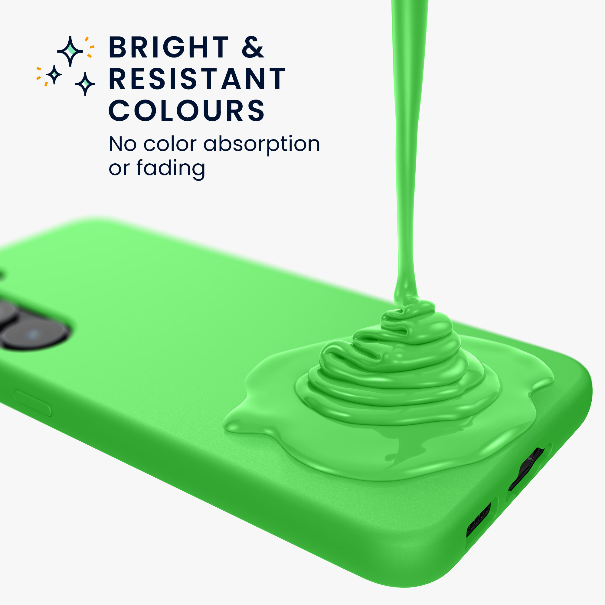 Kryt na mobil Samsung Galaxy A55 5G kwmobile TPU Limetková zelená
