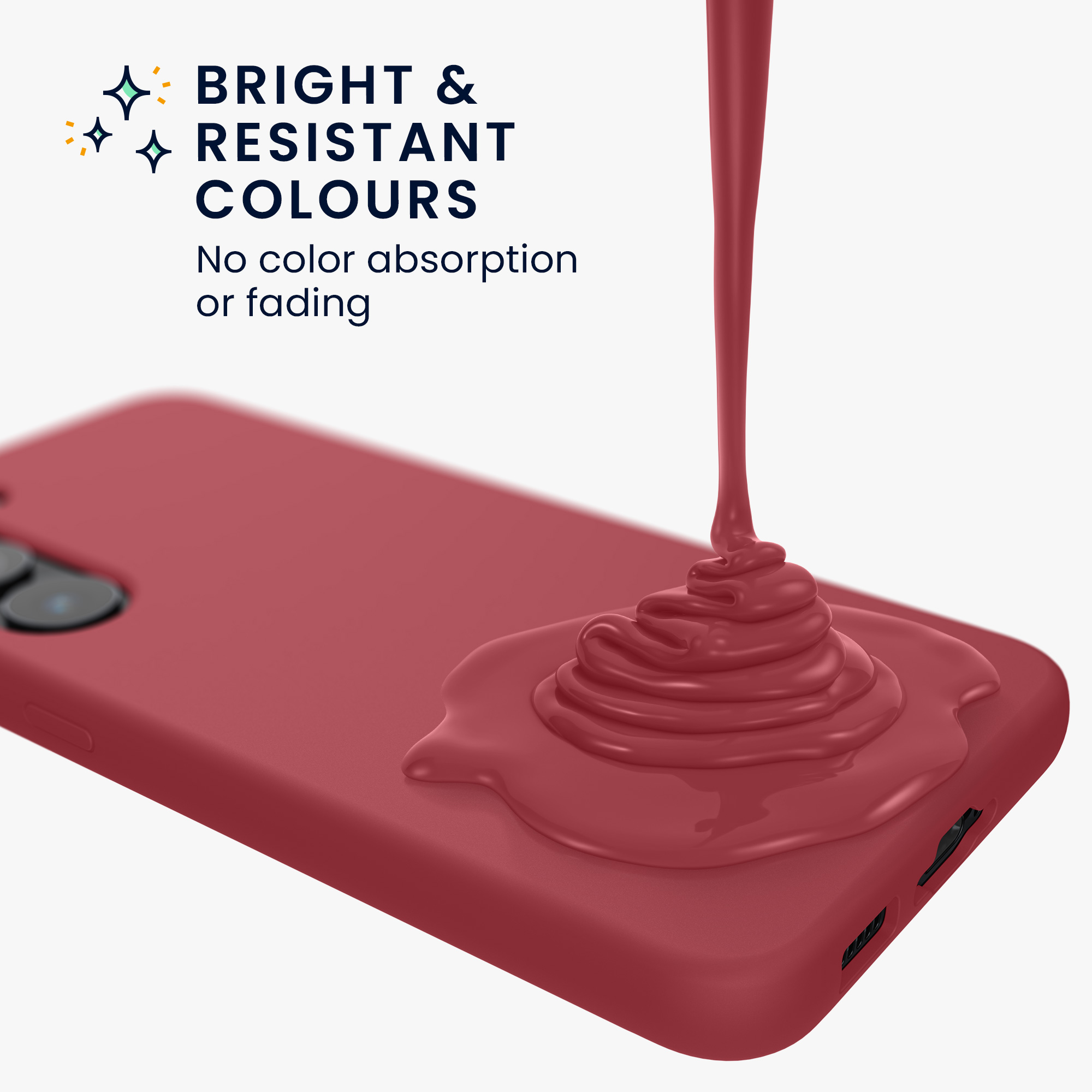 Kryt na mobil Samsung Galaxy A55 5G kwmobile TPU Tmavě růžová