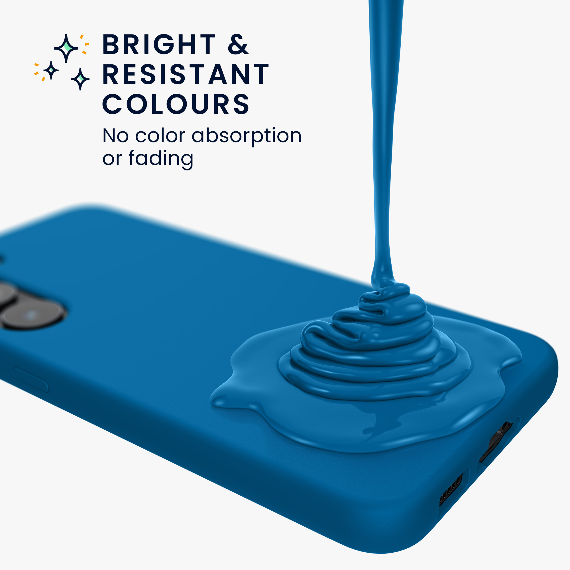 Kryt na mobil Samsung Galaxy A55 5G kwmobile TPU Karibská modrá