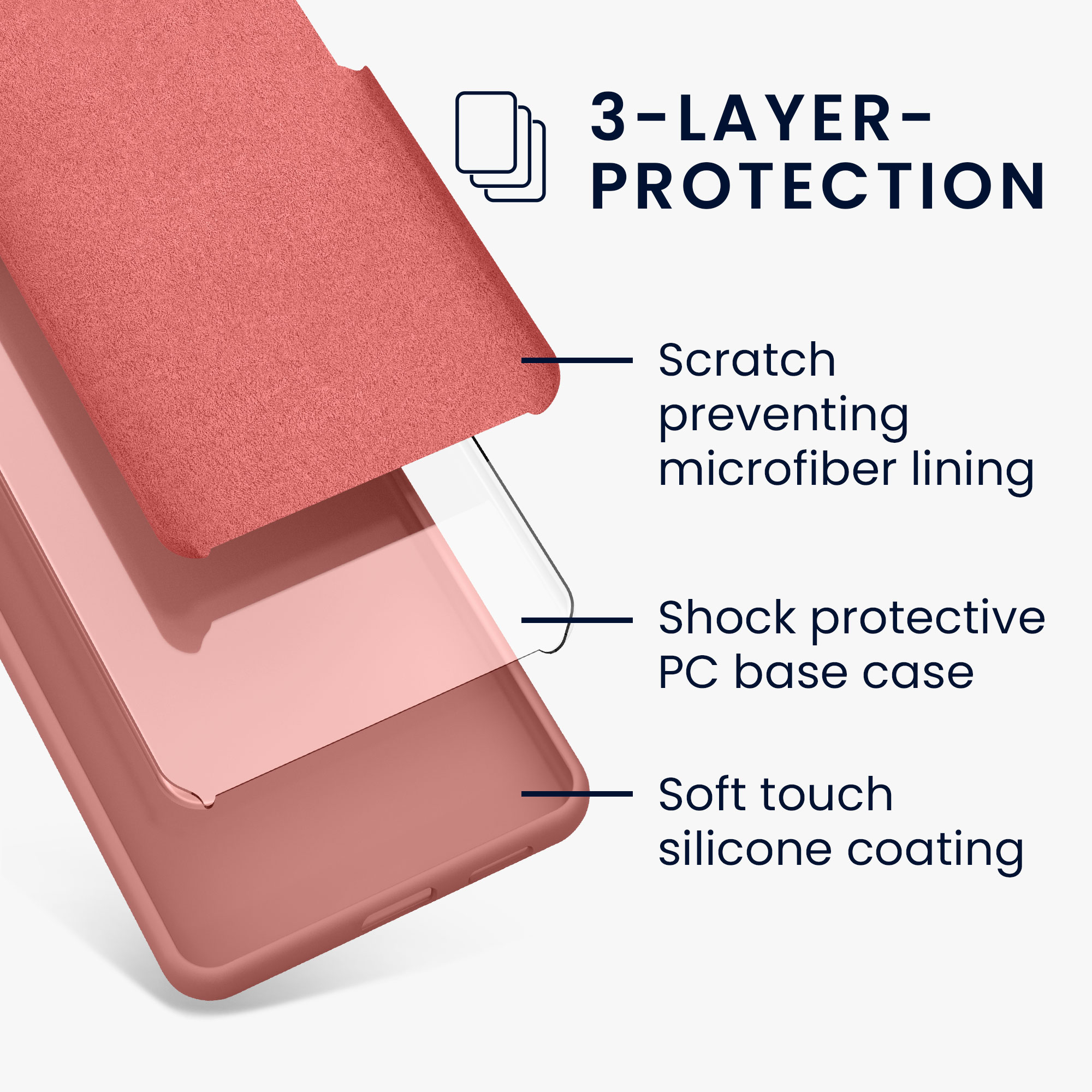 Kryt na mobil Samsung Galaxy A55 5G kwmobile TPU Zimní růžová