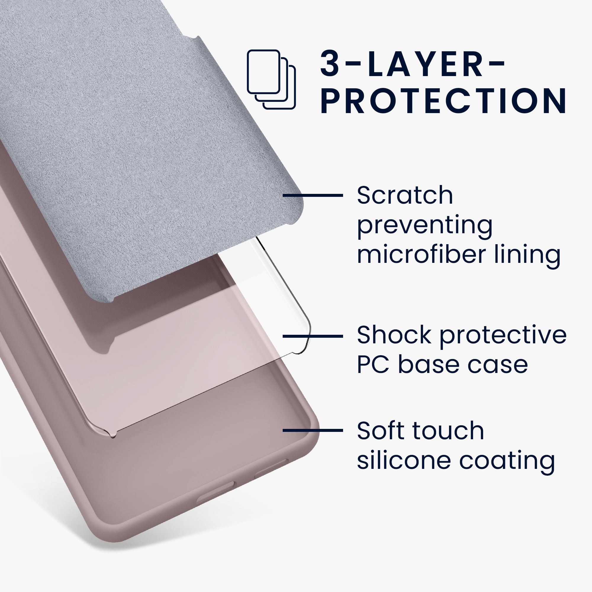 Kryt na mobil Samsung Galaxy A55 5G kwmobile TPU Fialový mrak