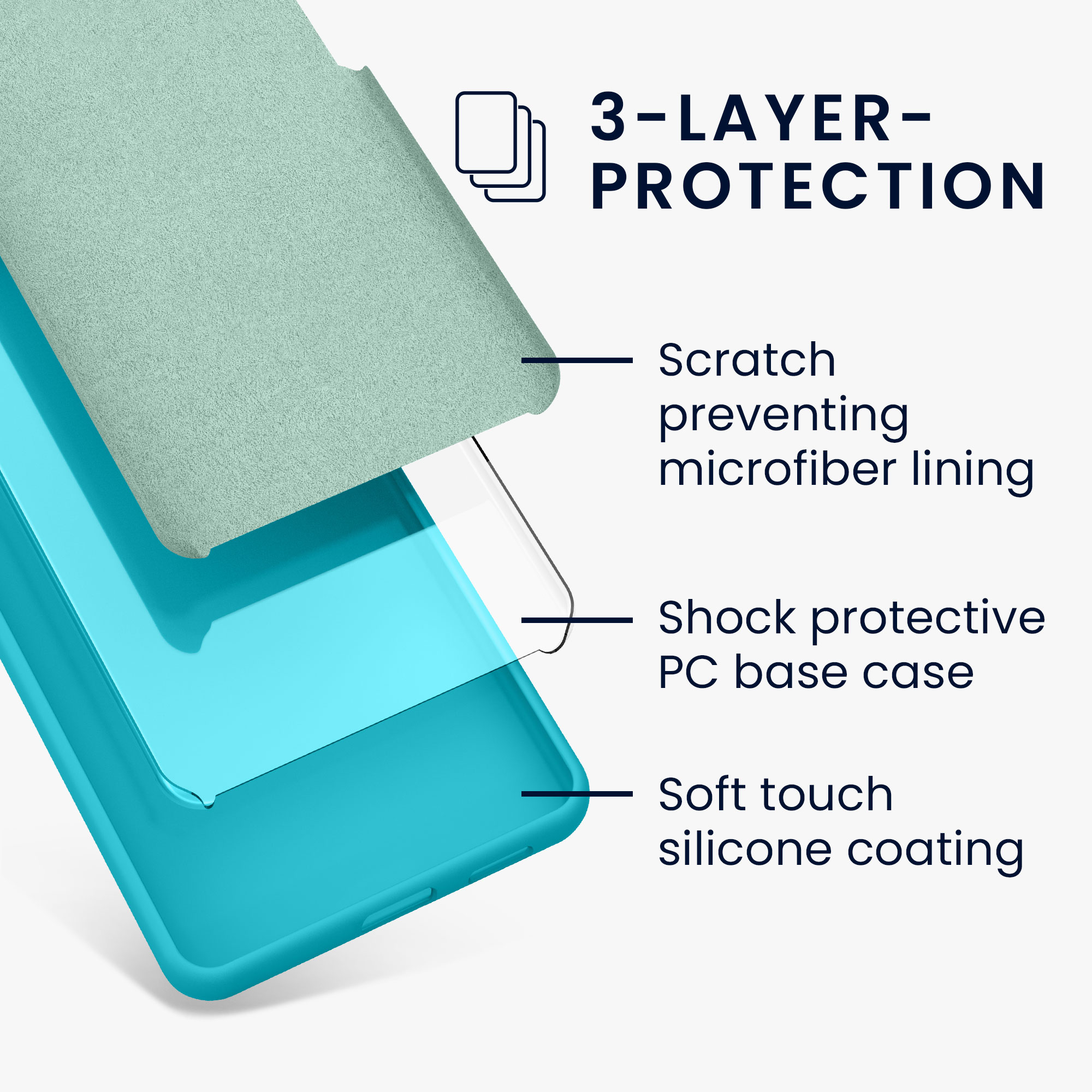 Kryt na mobil Samsung Galaxy A55 5G kwmobile TPU Chladný ledovec