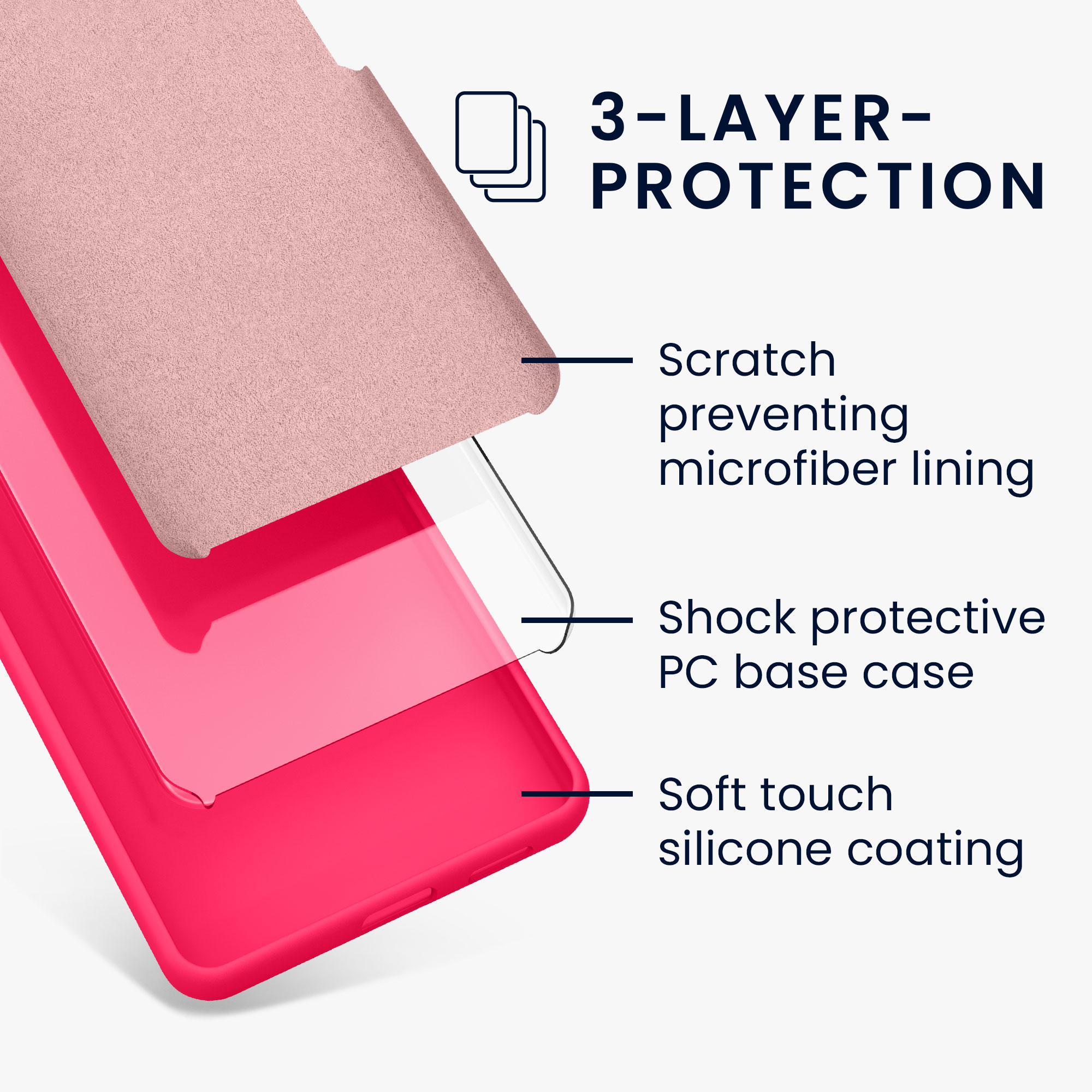 Kryt na mobil Samsung Galaxy A15 5G kwmobile TPU Neonová růžová