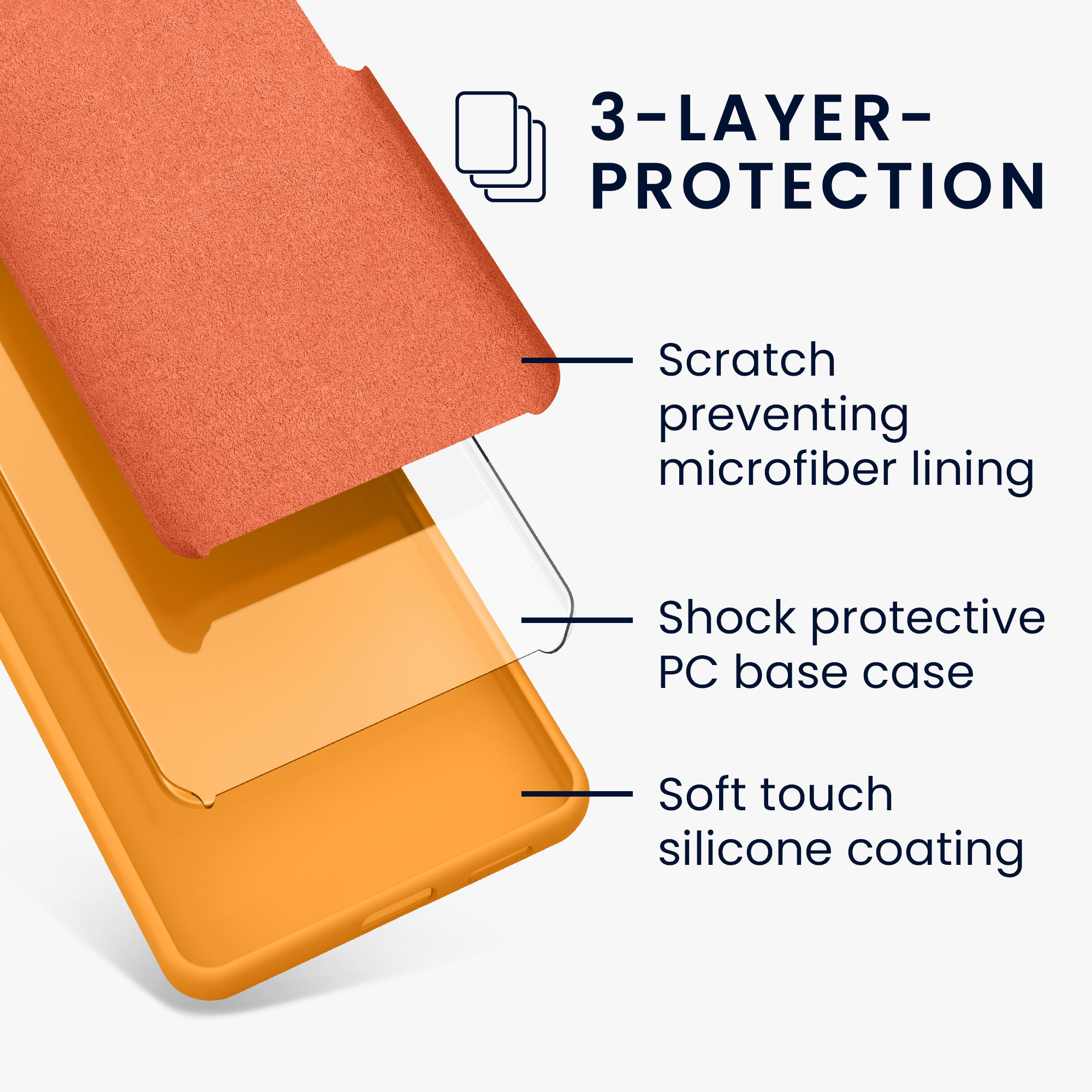 Kryt na mobil Samsung Galaxy A15 5G kwmobile TPU Ovocná oranžová