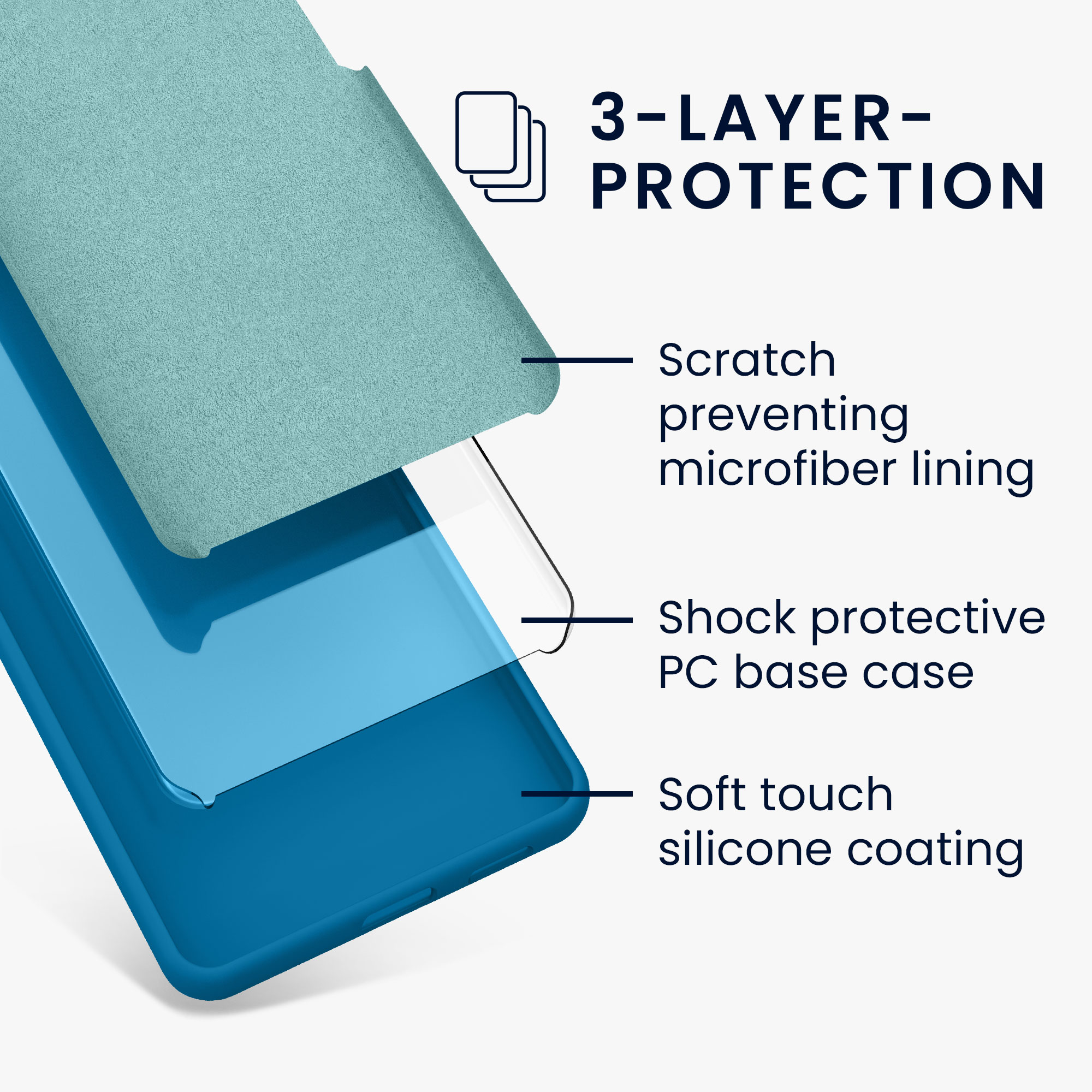 Kryt na mobil Samsung Galaxy A15 5G kwmobile TPU Karibská modrá