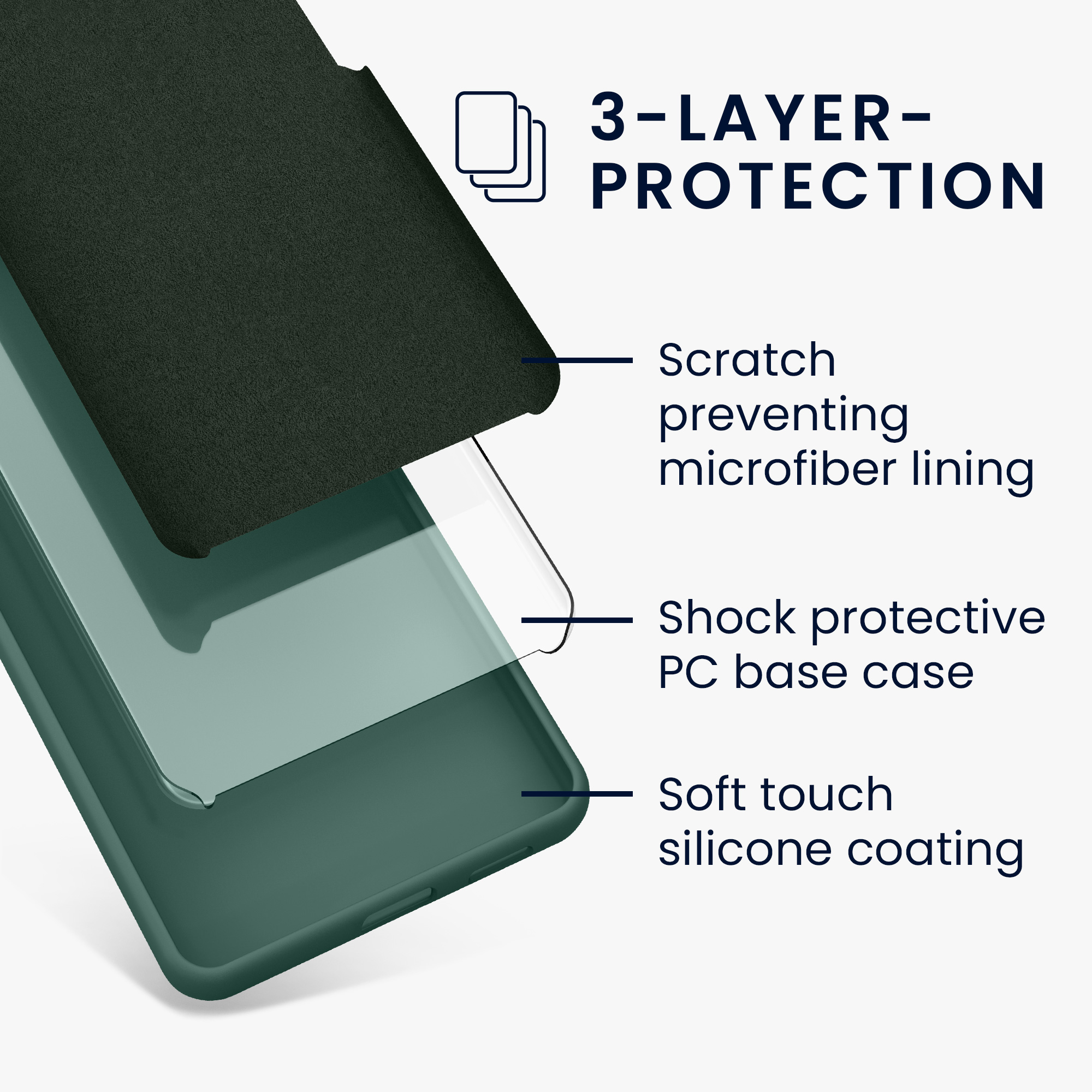 Kryt na mobil Samsung Galaxy A15 5G kwmobile TPU Lesní zelená