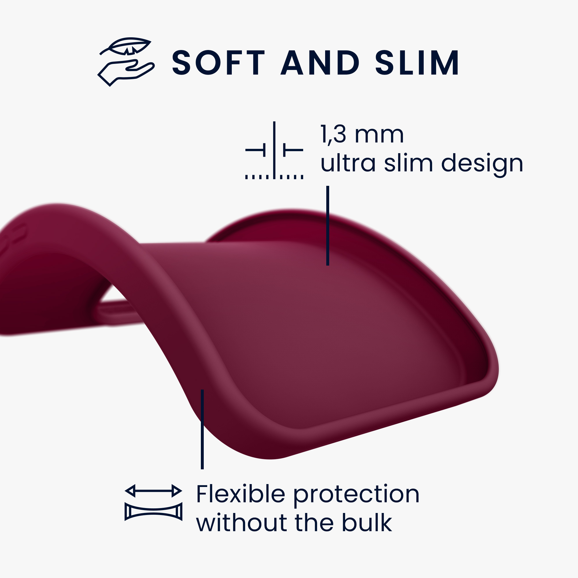 Kryt na mobil Samsung Galaxy A55 5G kwmobile TPU Purpurová magenta