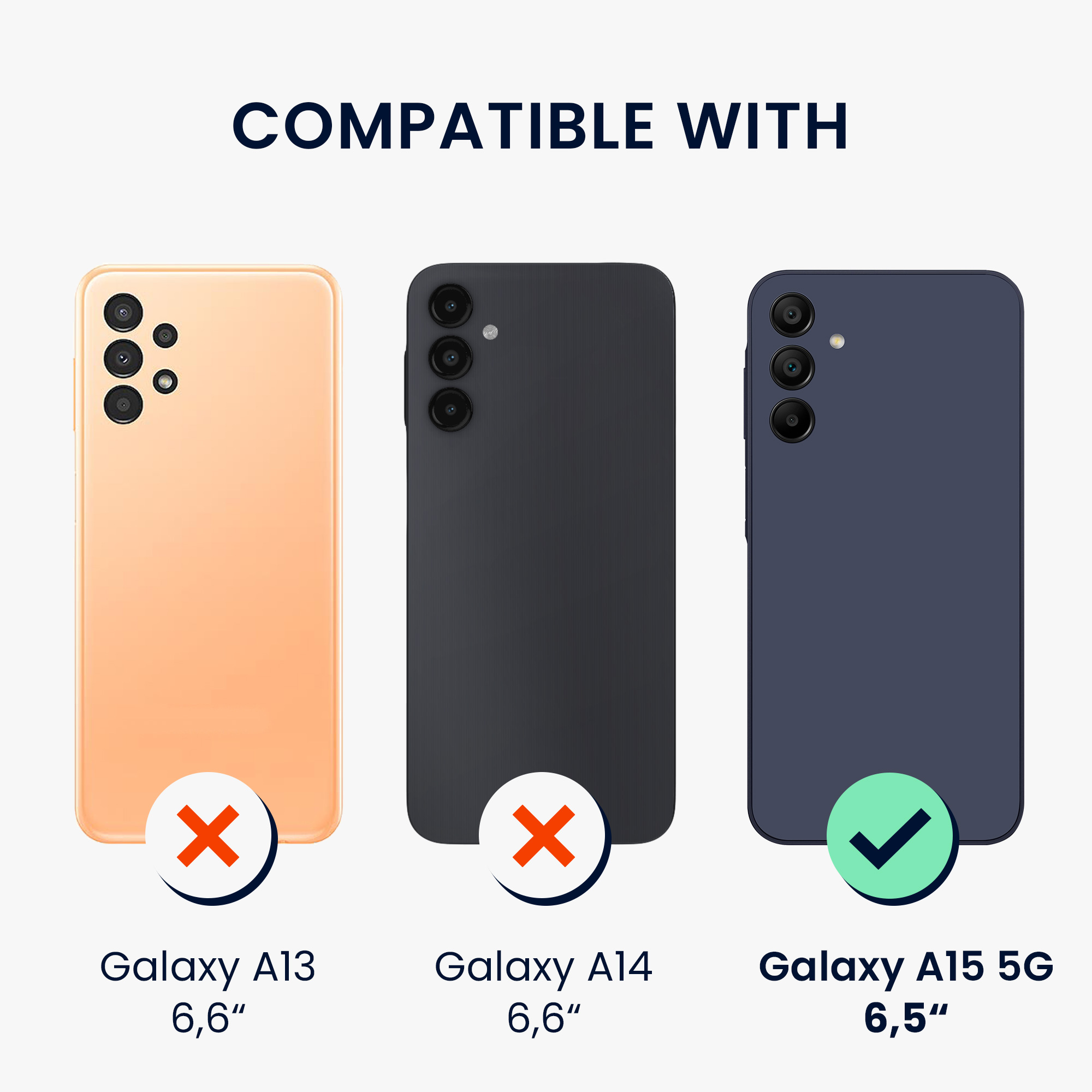 Kryt na mobil Samsung Galaxy A15 5G kwmobile motiv Wildflower Vines Vícebarevná / transparentní