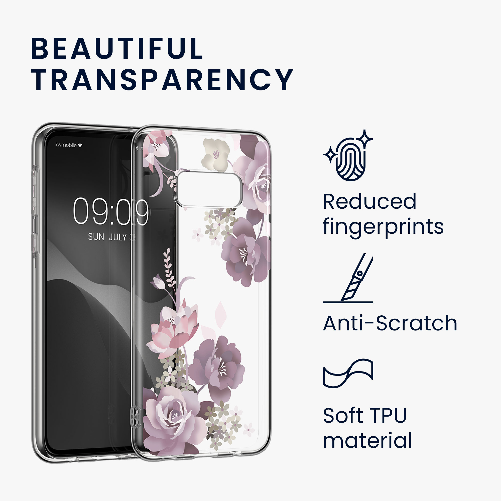 Čirý kryt na mobil Samsung Galaxy S10e kwmobile transparentní
