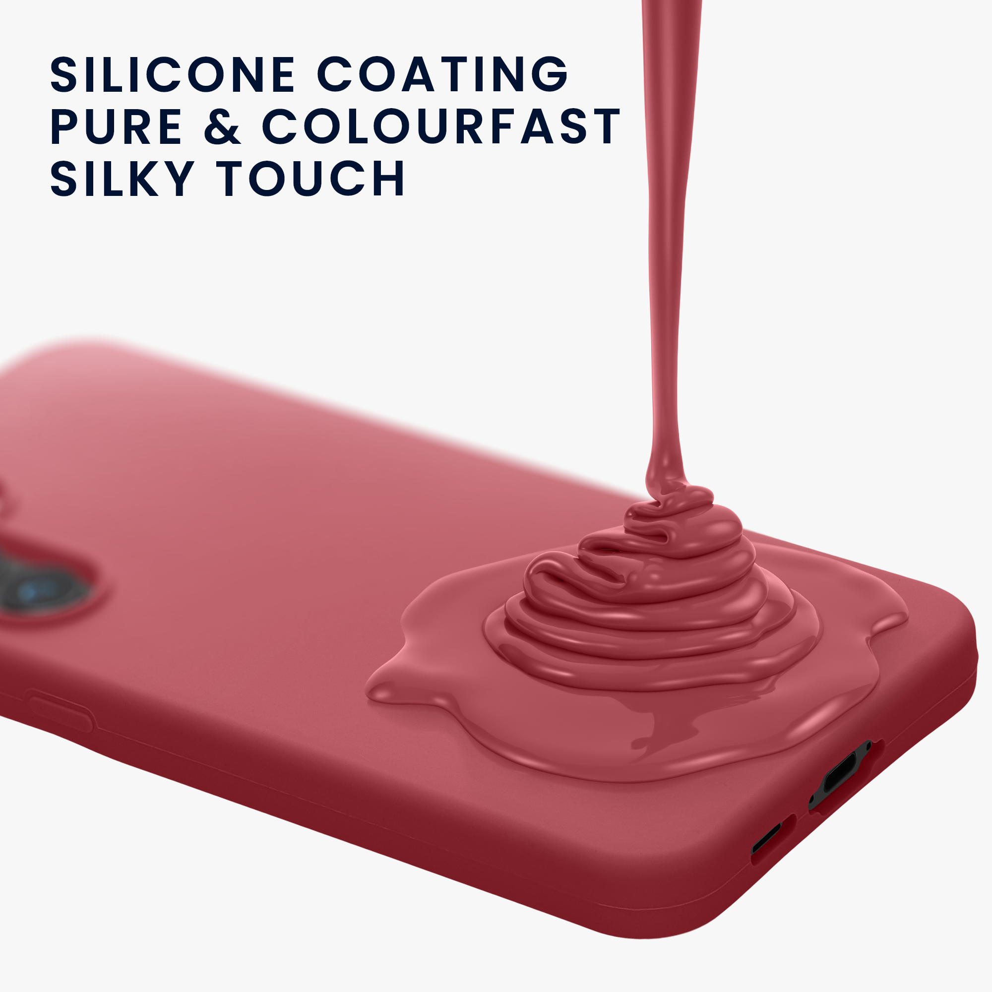 Kryt na mobil Samsung Galaxy S24 FE kwmobile tmavě růžová Dark Rose