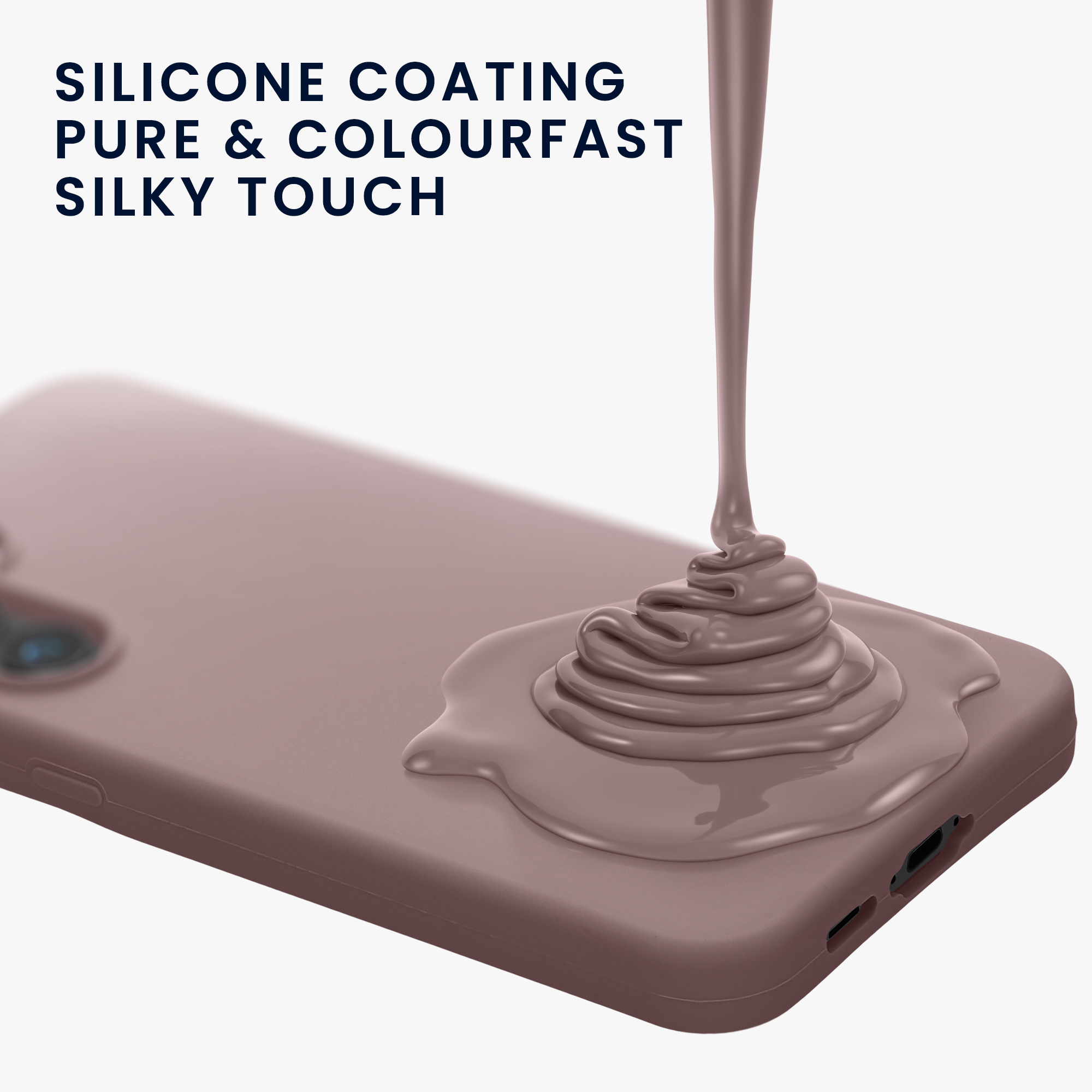Kryt na mobil Samsung Galaxy S24 FE kwmobile jemně fialová Nude Lilac