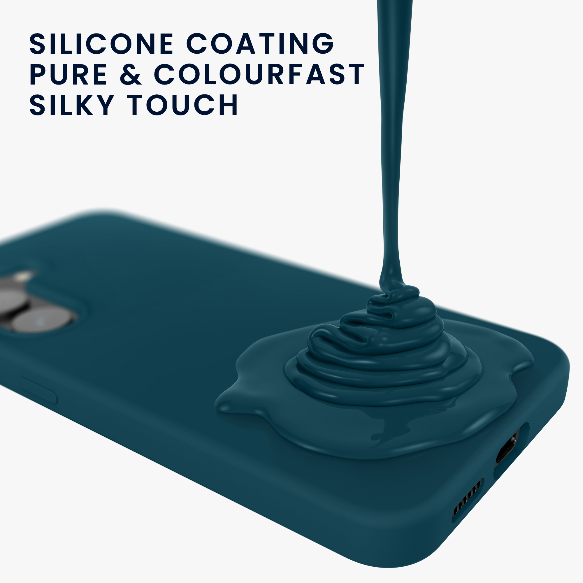 Kryt na mobil Samsung Galaxy S25 kwmobile matná petrolejová Teal Matte