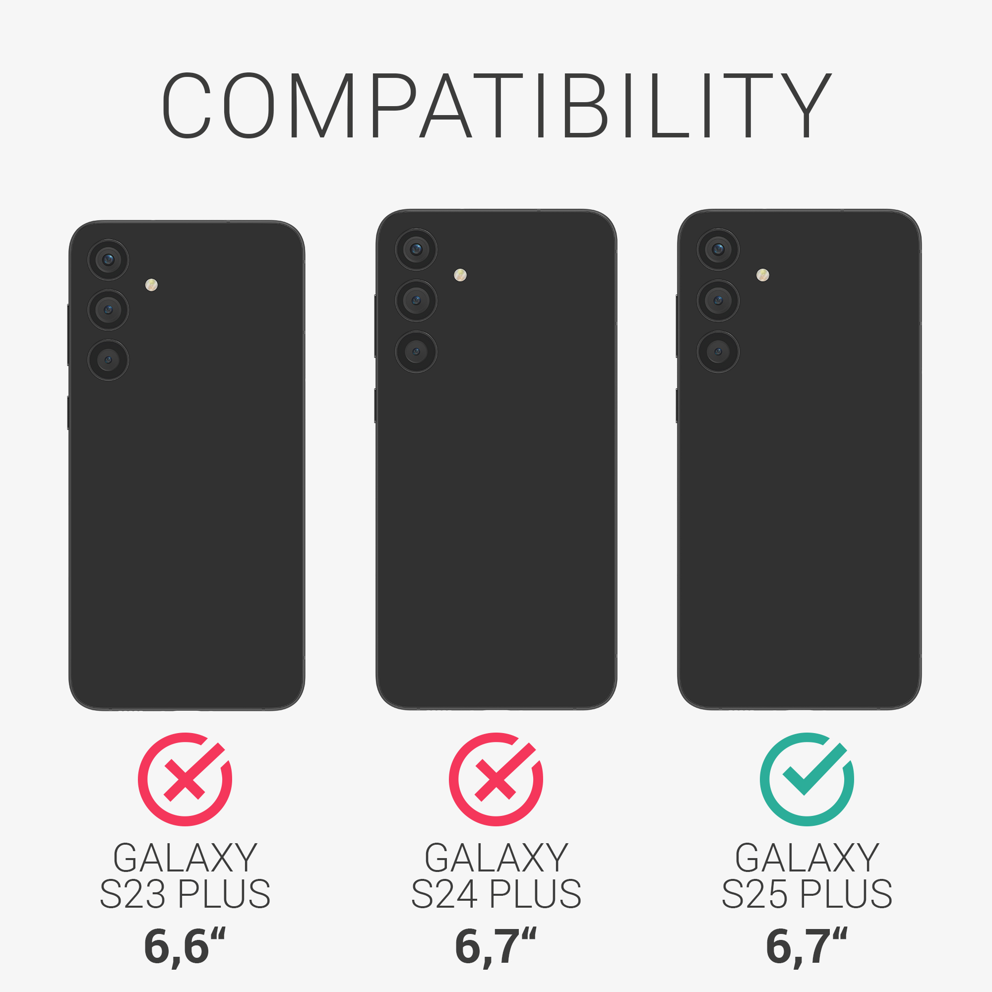 3x matná ochranná fólie kwmobile Samsung Galaxy S25 Plus