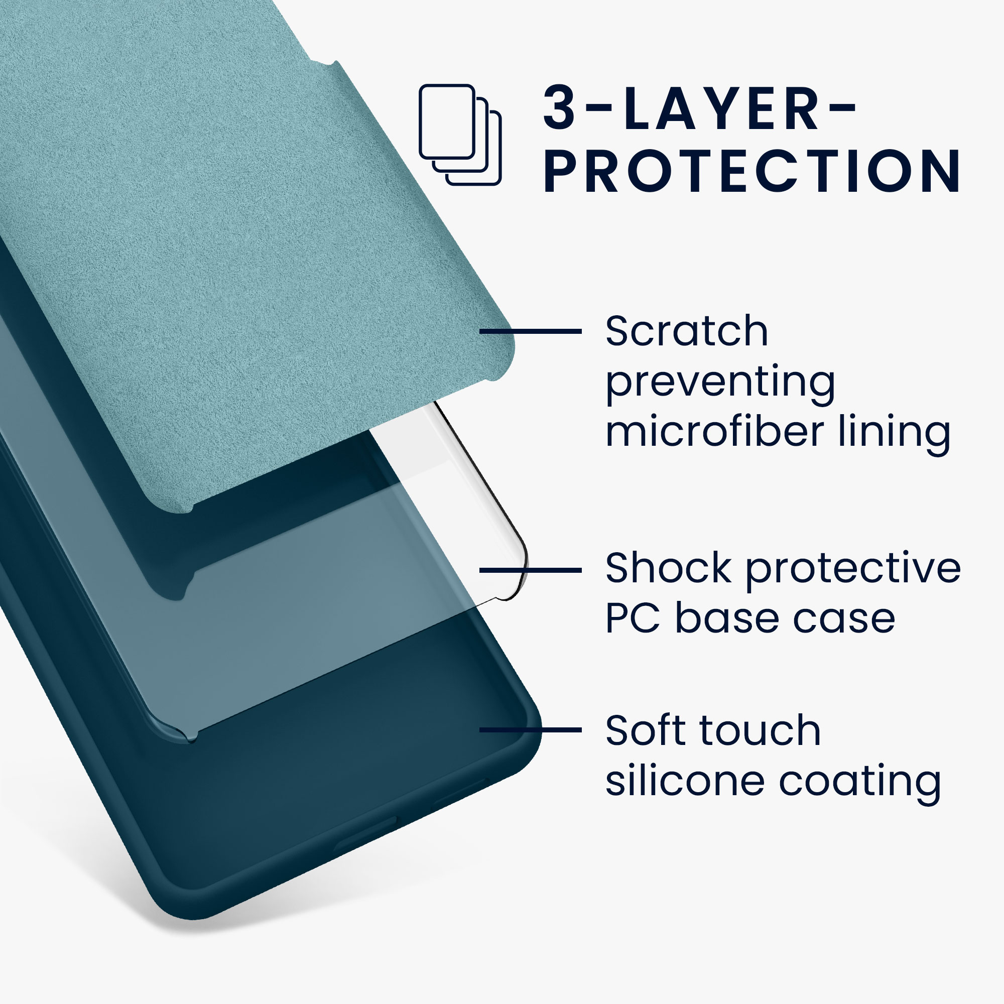 Kryt na mobil Samsung Galaxy A16 5G kwmobile TPU Matná petrolejová