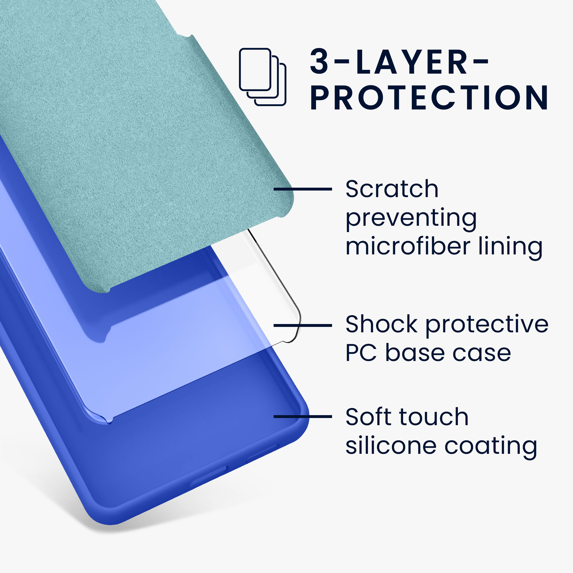 Kryt na mobil Samsung Galaxy A16 5G kwmobile TPU Baltická modrá