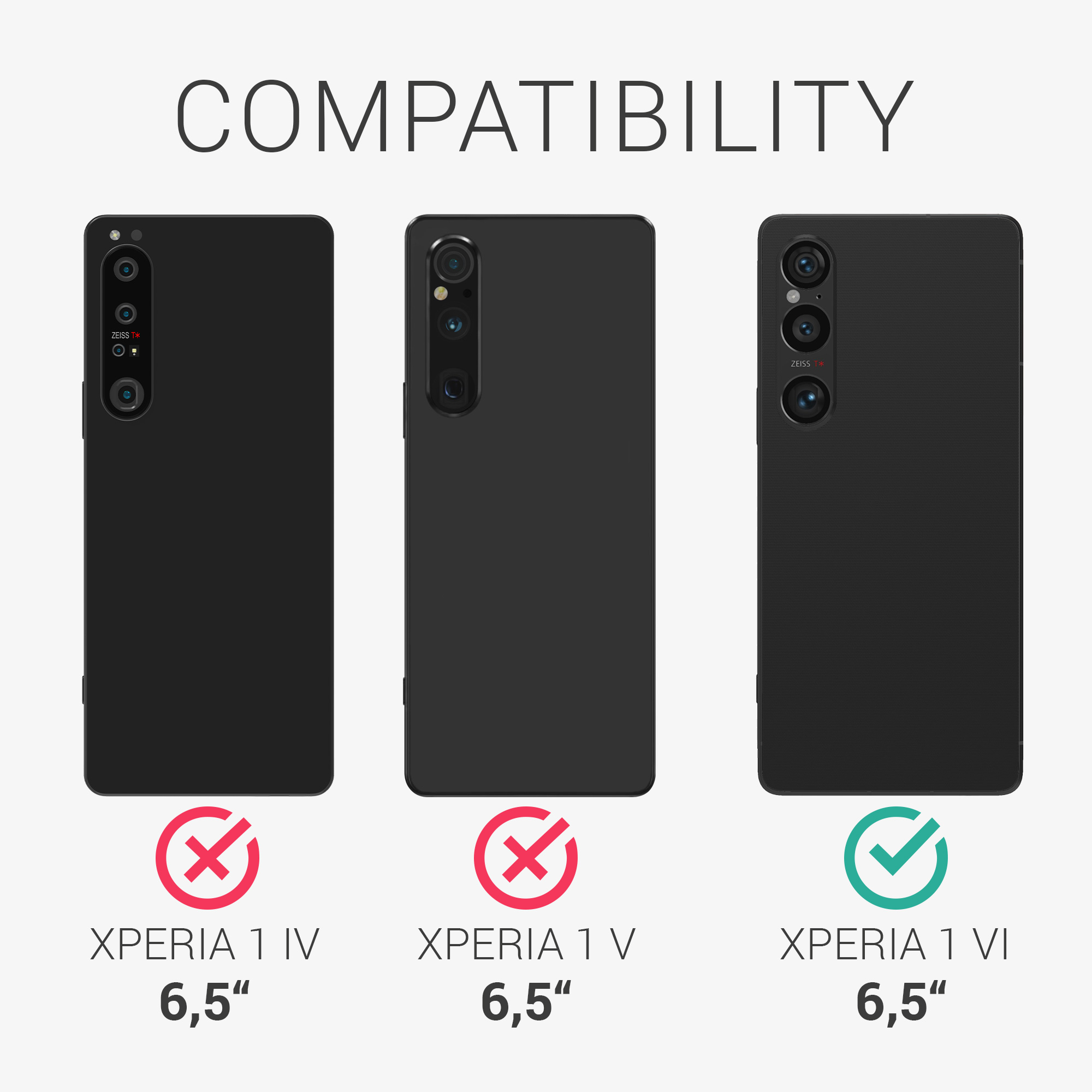 Ochranná fólie 3 ks kwmobile - Sony Xperia 1 VI - matná
