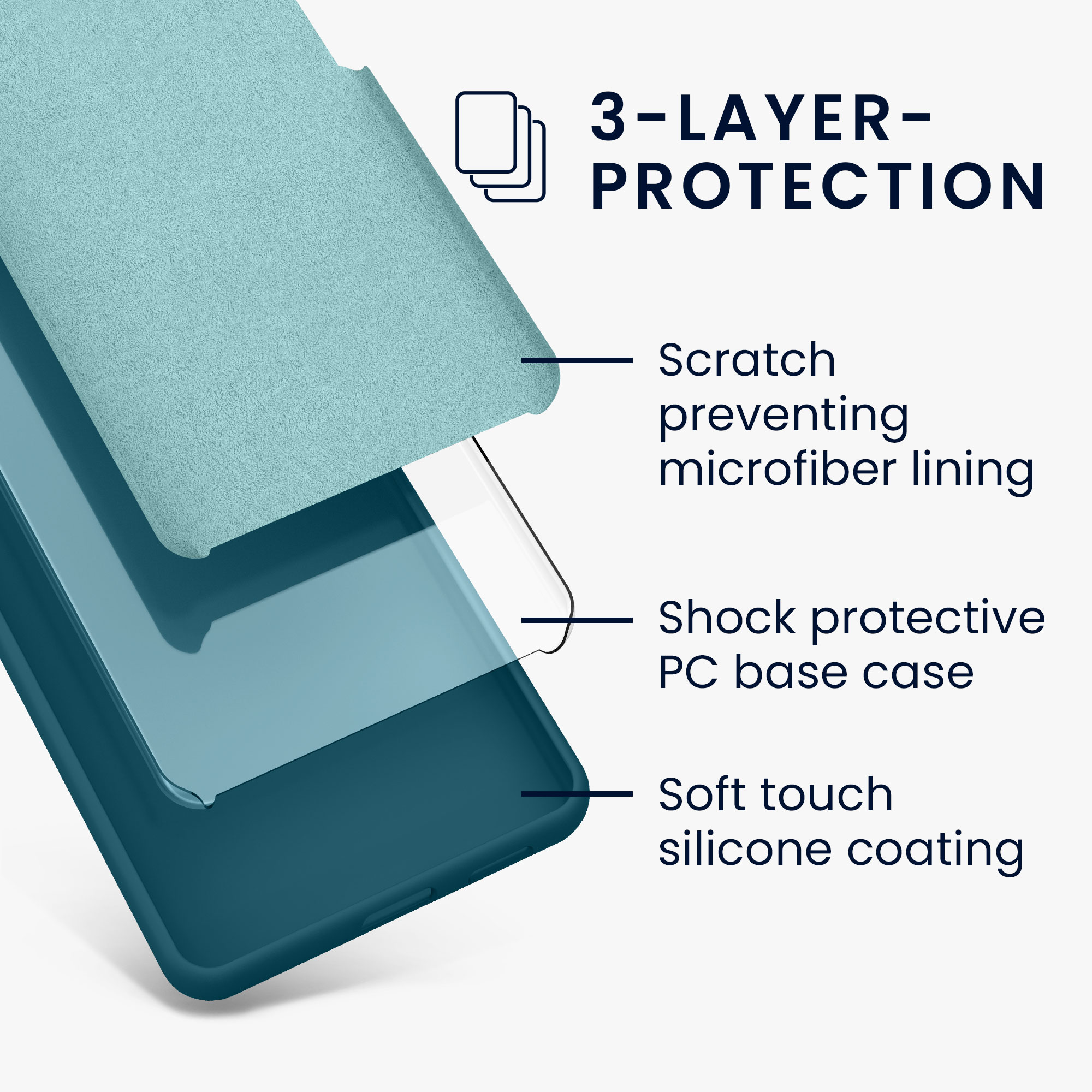 Kryt na mobil Samsung Galaxy A56 5G kwmobile TPU Matná petrolejová